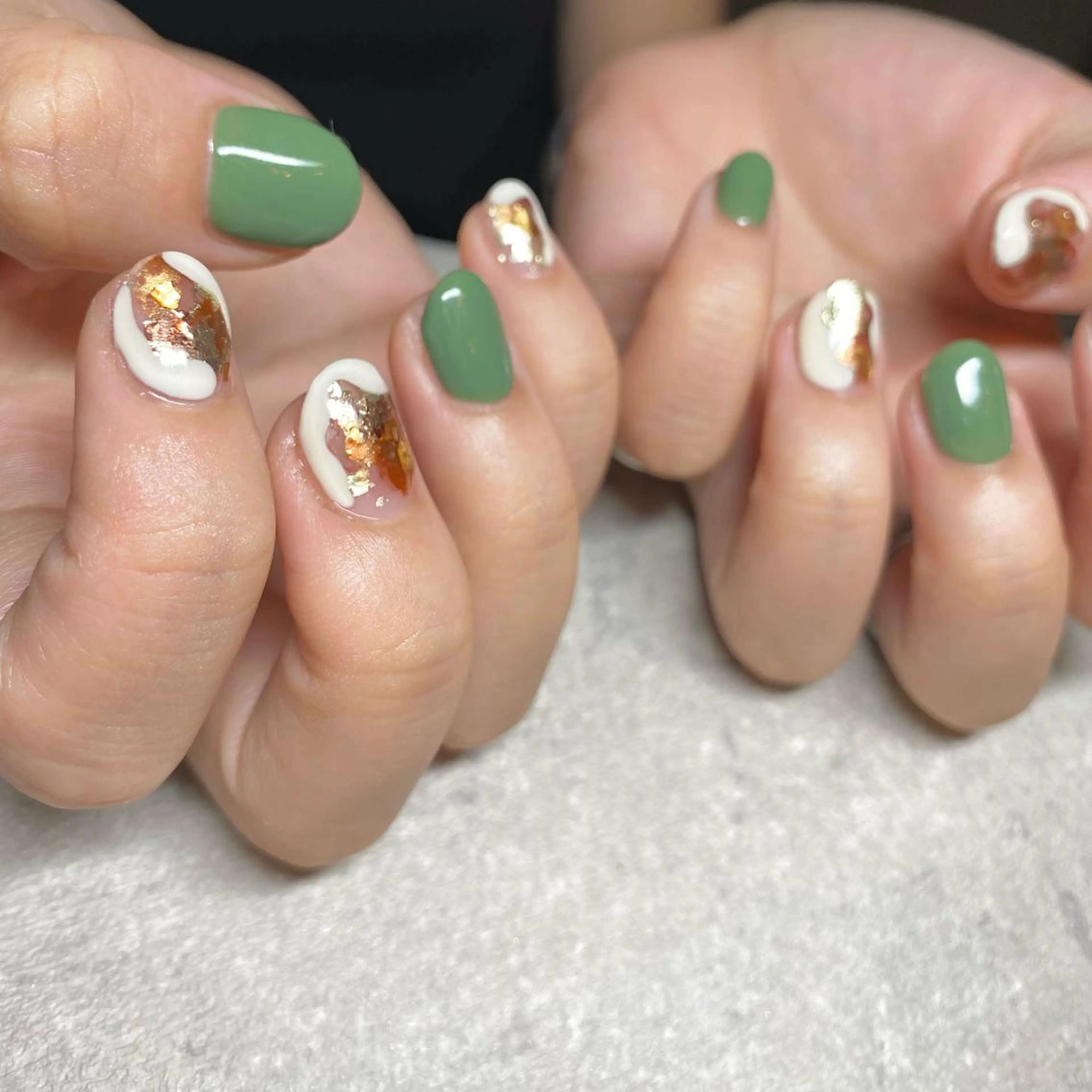 ネイル アートネイル ニュアンスネイル ハンドネイル 山田 貴子のネイルデザイン