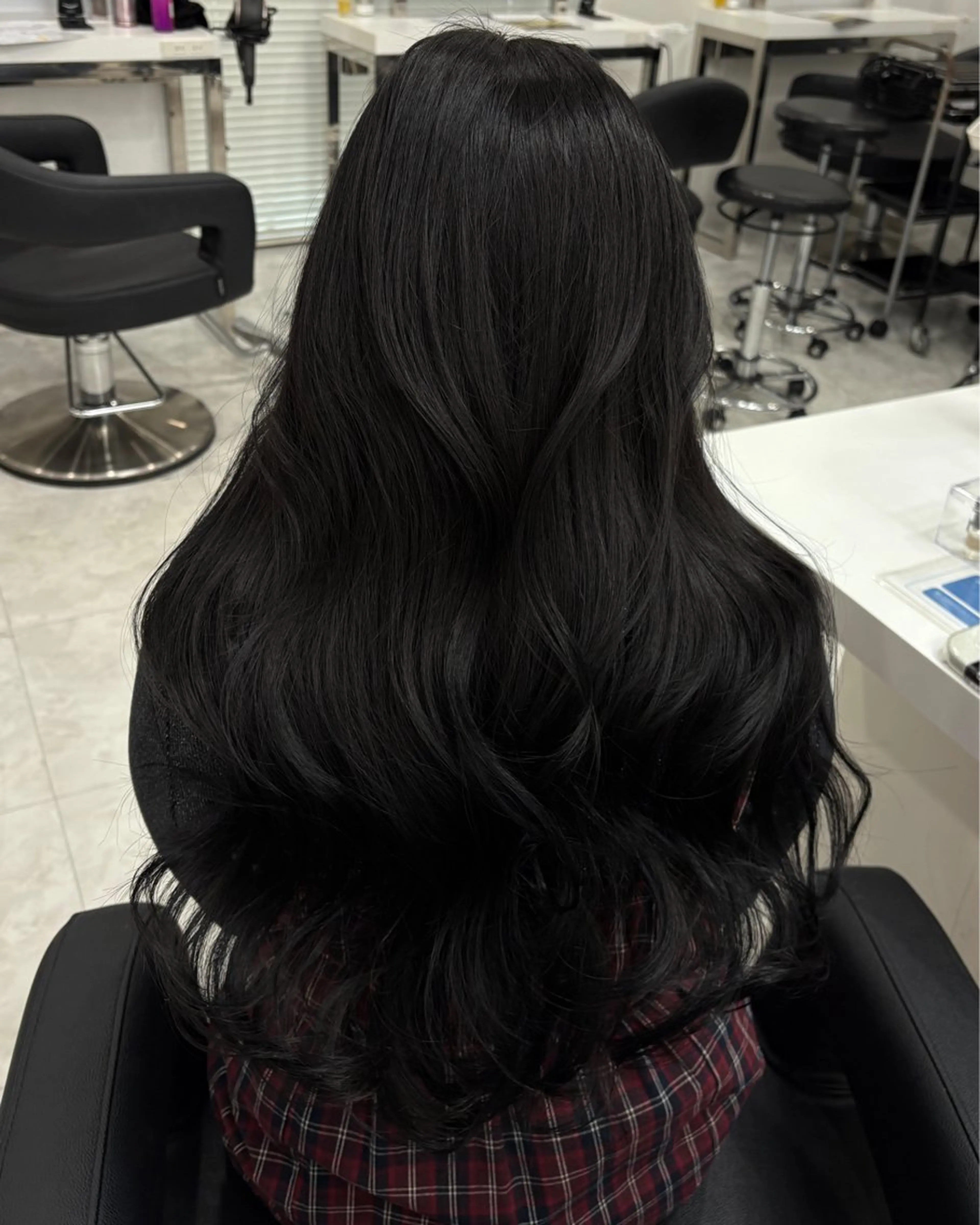 ロング カット ヘアカラー モテ艶🪄透明感カラ ー🦋RION🦋のヘアスタイル