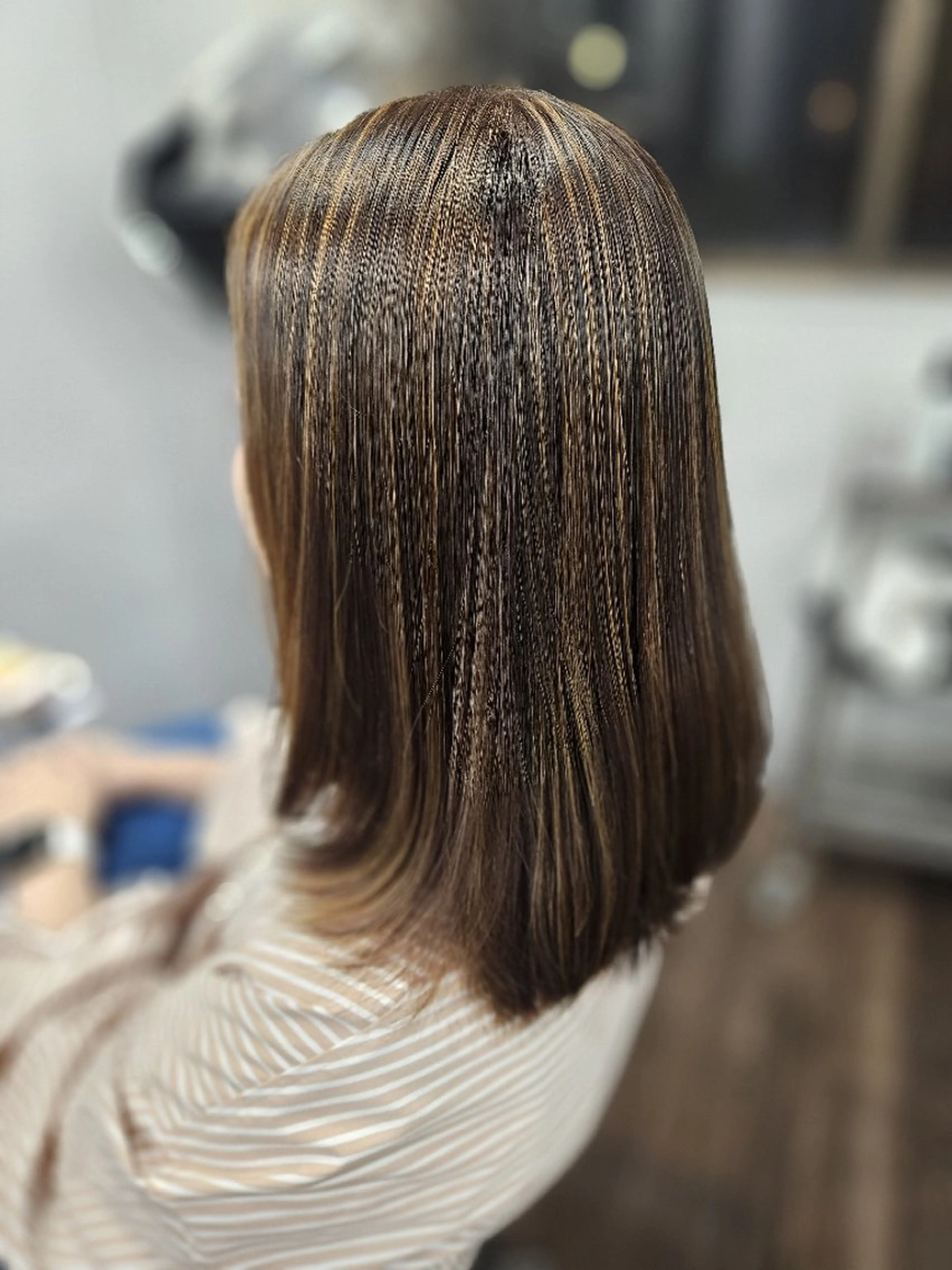 セミロング カラー ハイライトカラー ハイライト カット ヘアカラー トリートメント terra✂️川嶋 大輔のヘアスタイル