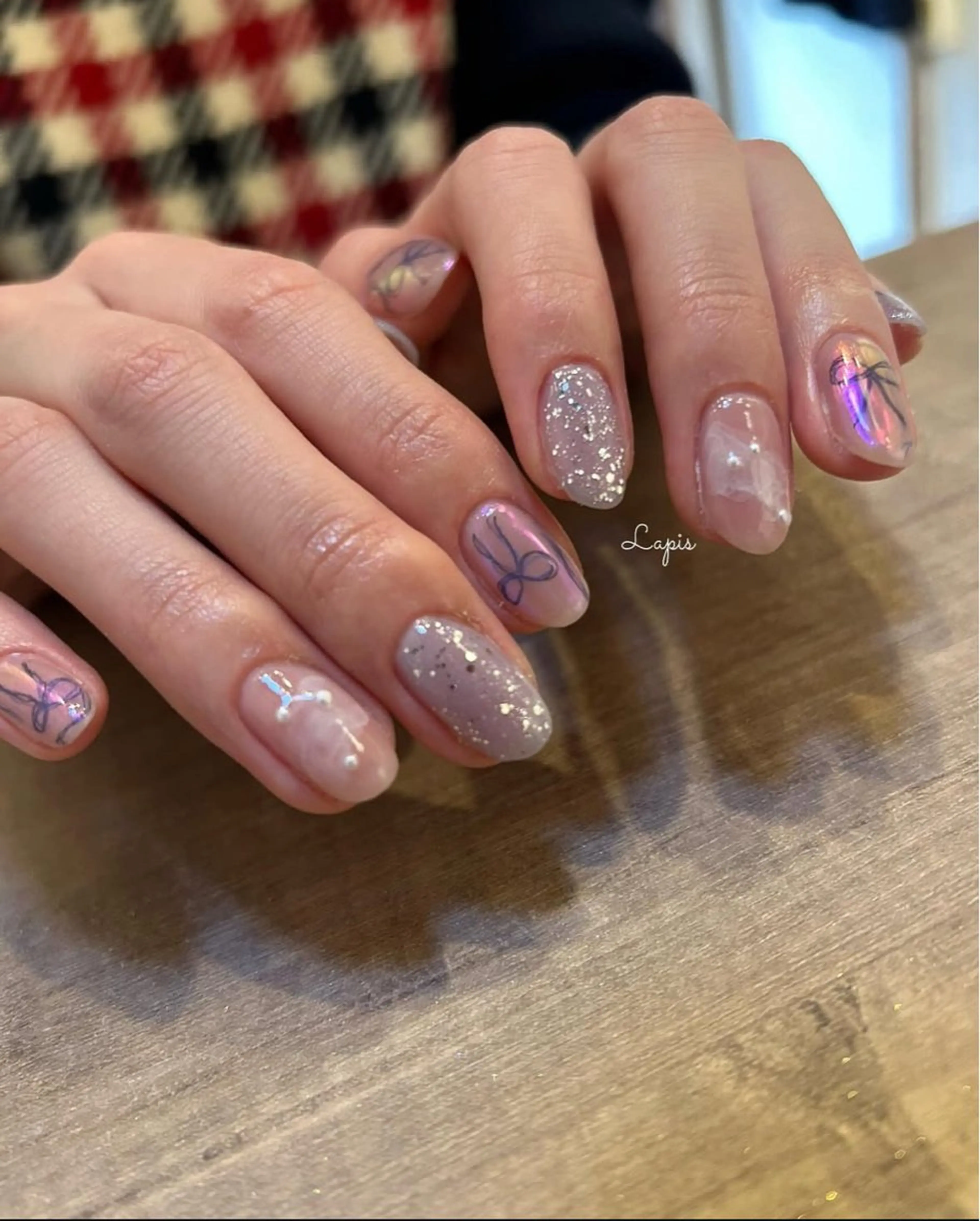 ネイル ハンドネイル Lapis *のネイルデザイン