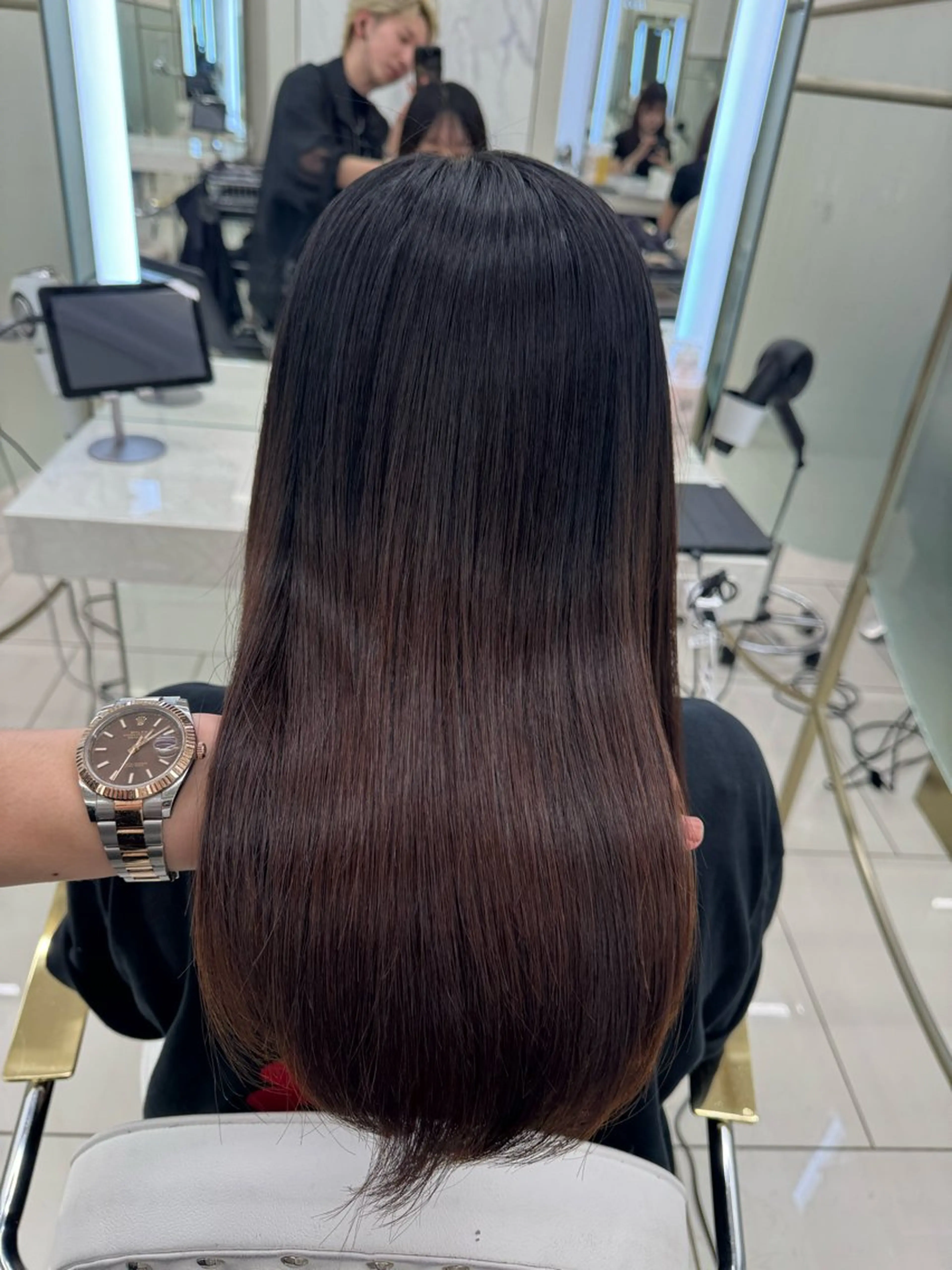 ロング COA GINZA 空也/前髪/顔まわりのヘアスタイル