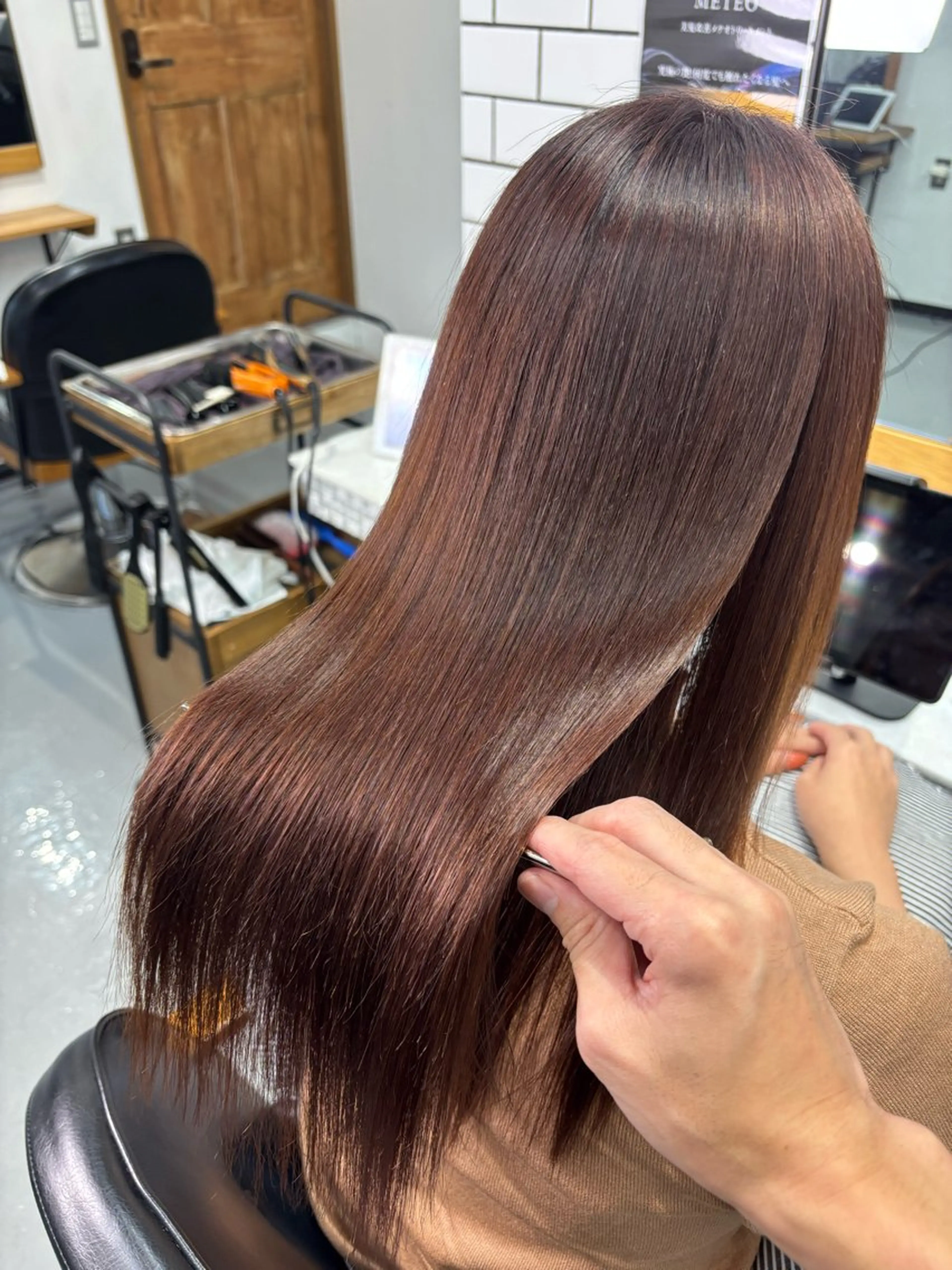 ミディアム カラー 髪質改善 SALOWIN所属・吉祥寺/髪質改善 縮毛矯正特化/川口のヘアスタイル