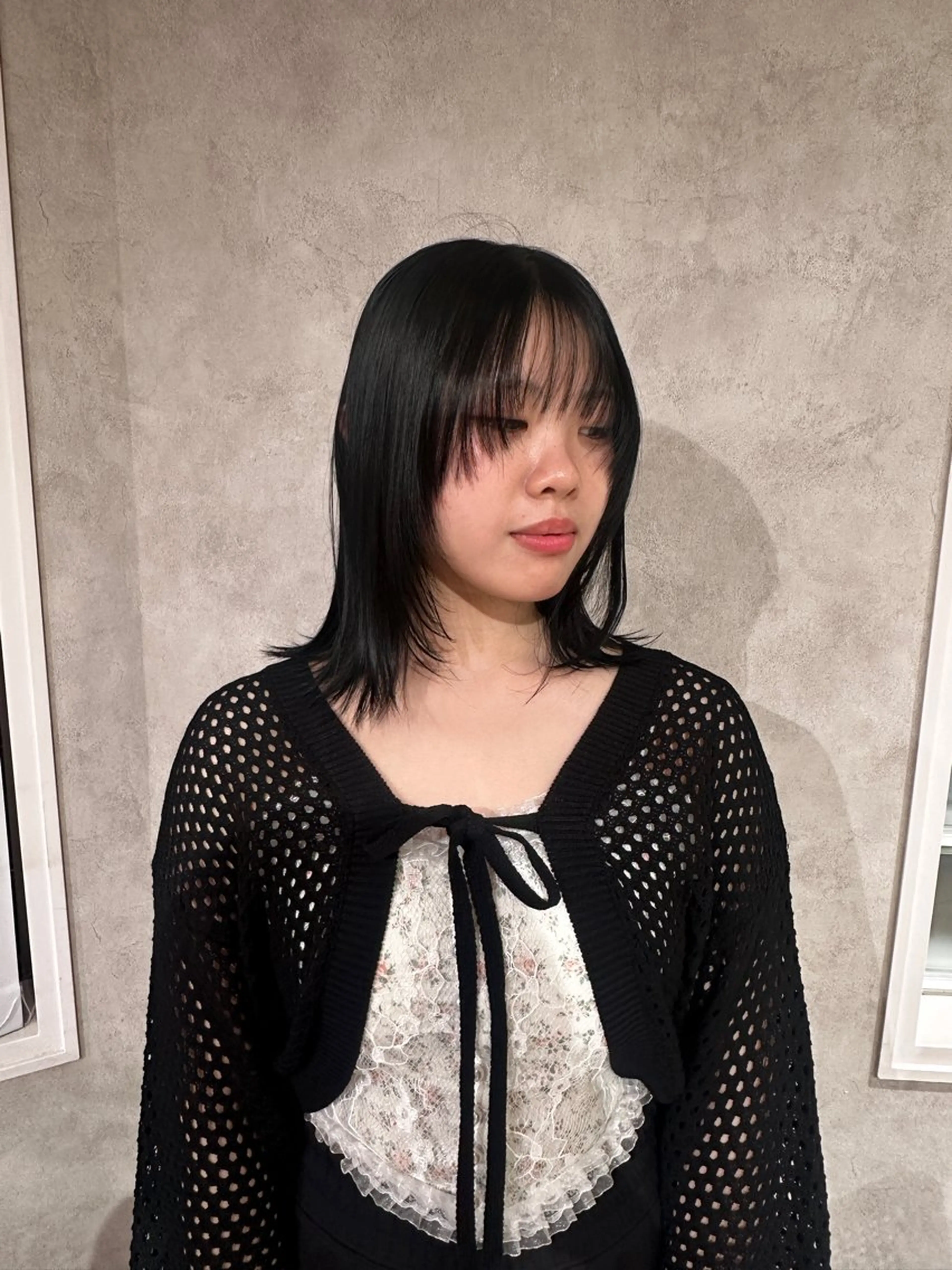 ミディアム カラー ハイトーン🫀 デザイン🪐yumeのヘアスタイル