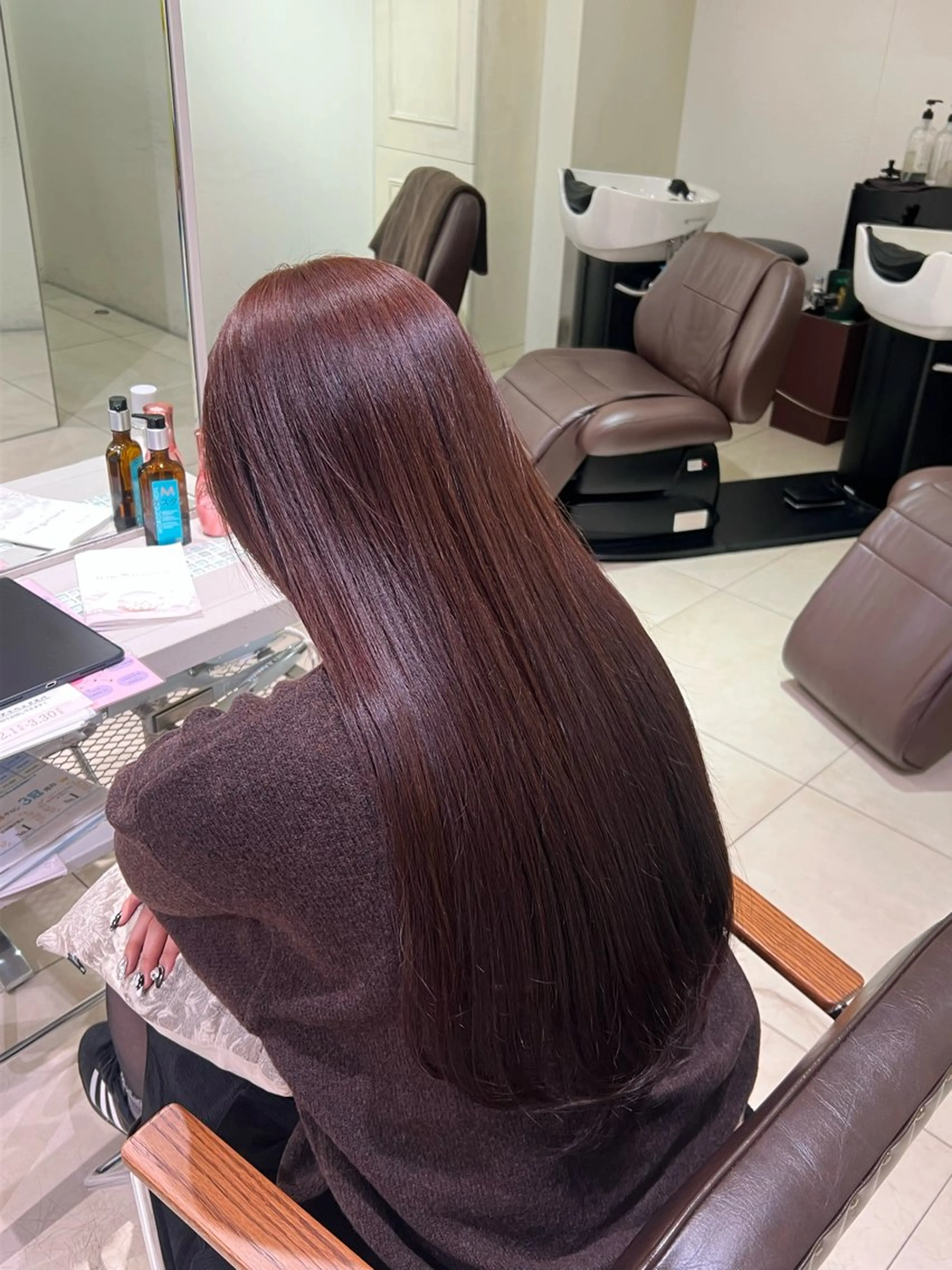 カラー カット ヘアカラー トリートメント ダブルカラー/髪質 改善🫧池田優紀のヘアスタイル