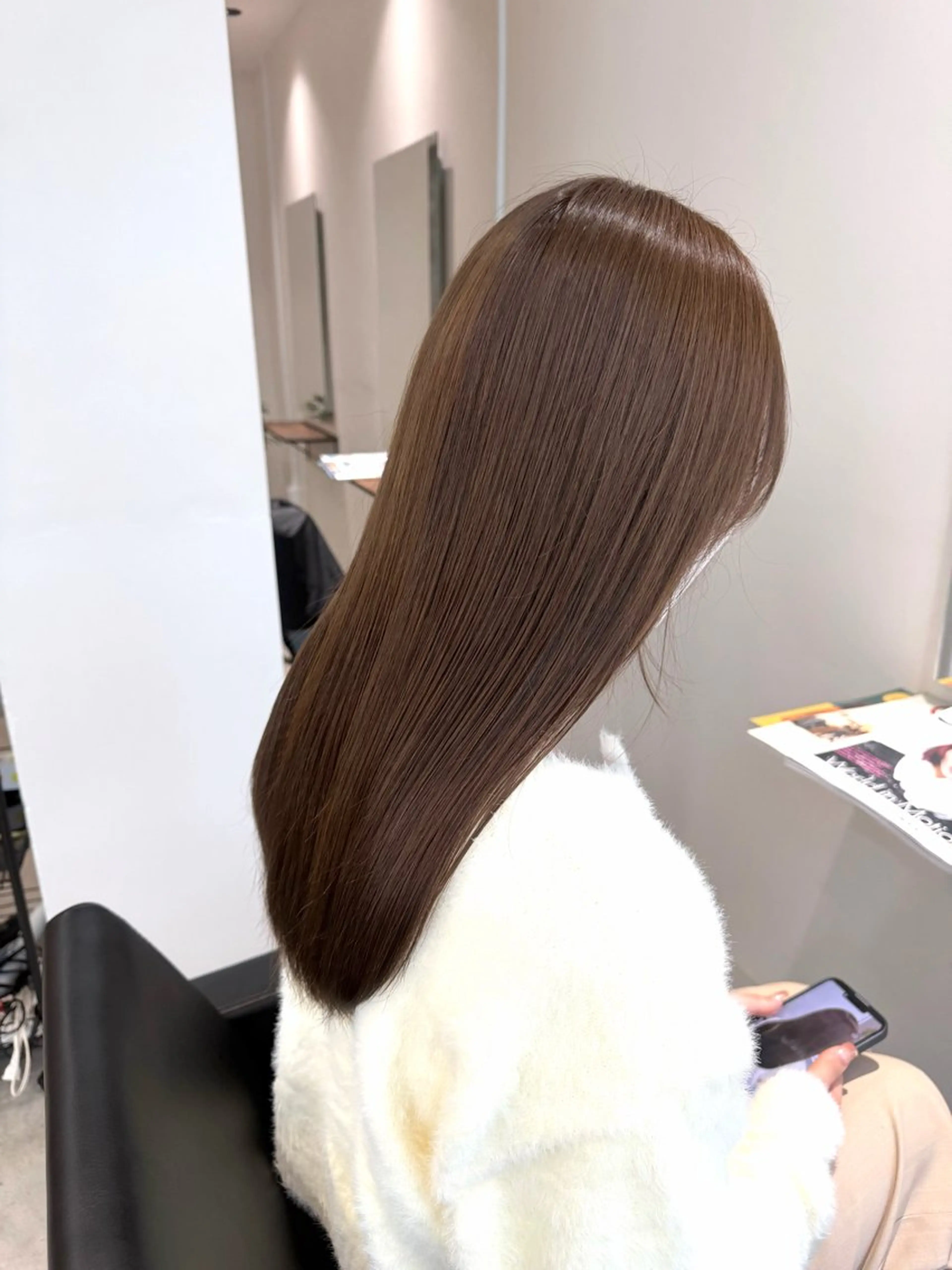 【ミニモ限定🌿】カット＋ブリーチなしダブルカラー✨の写真