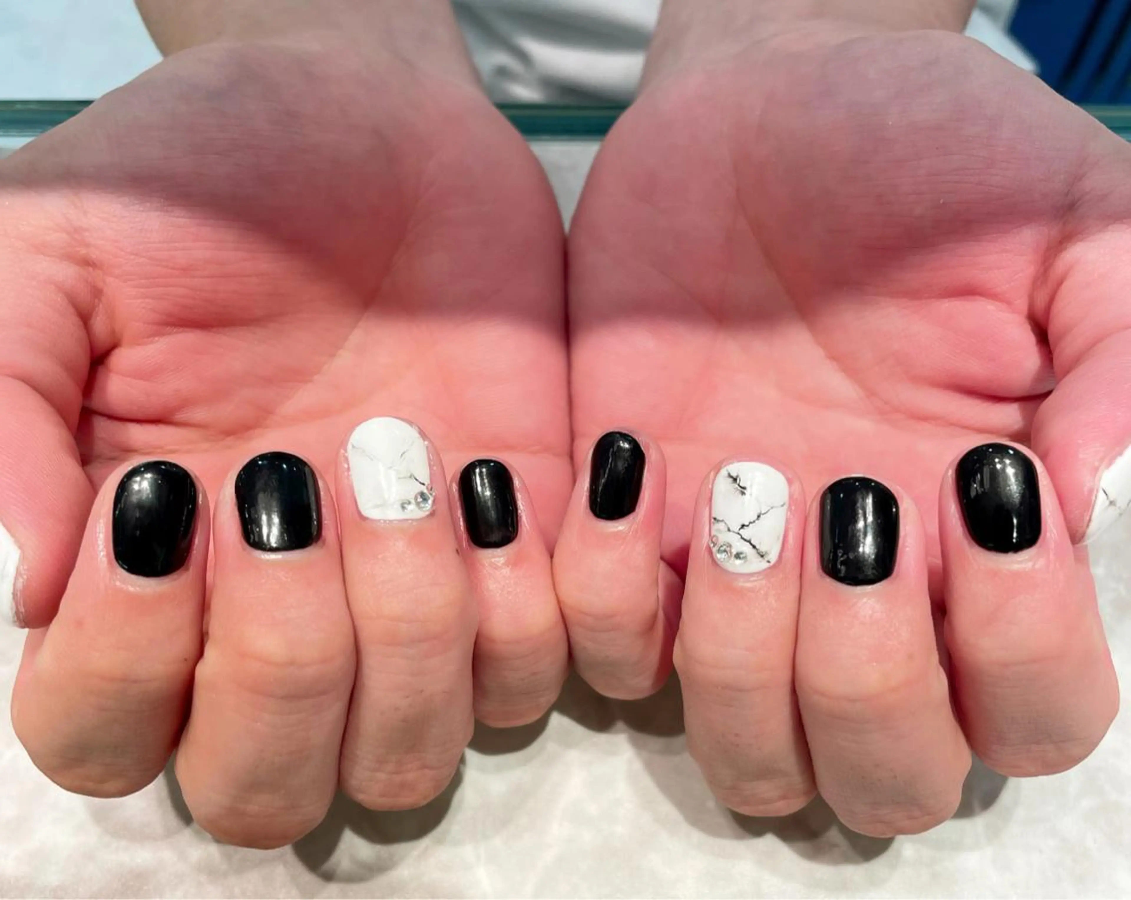 ネイル 大理石ネイル(マーブル) Liora所属・nail mnのネイルデザイン