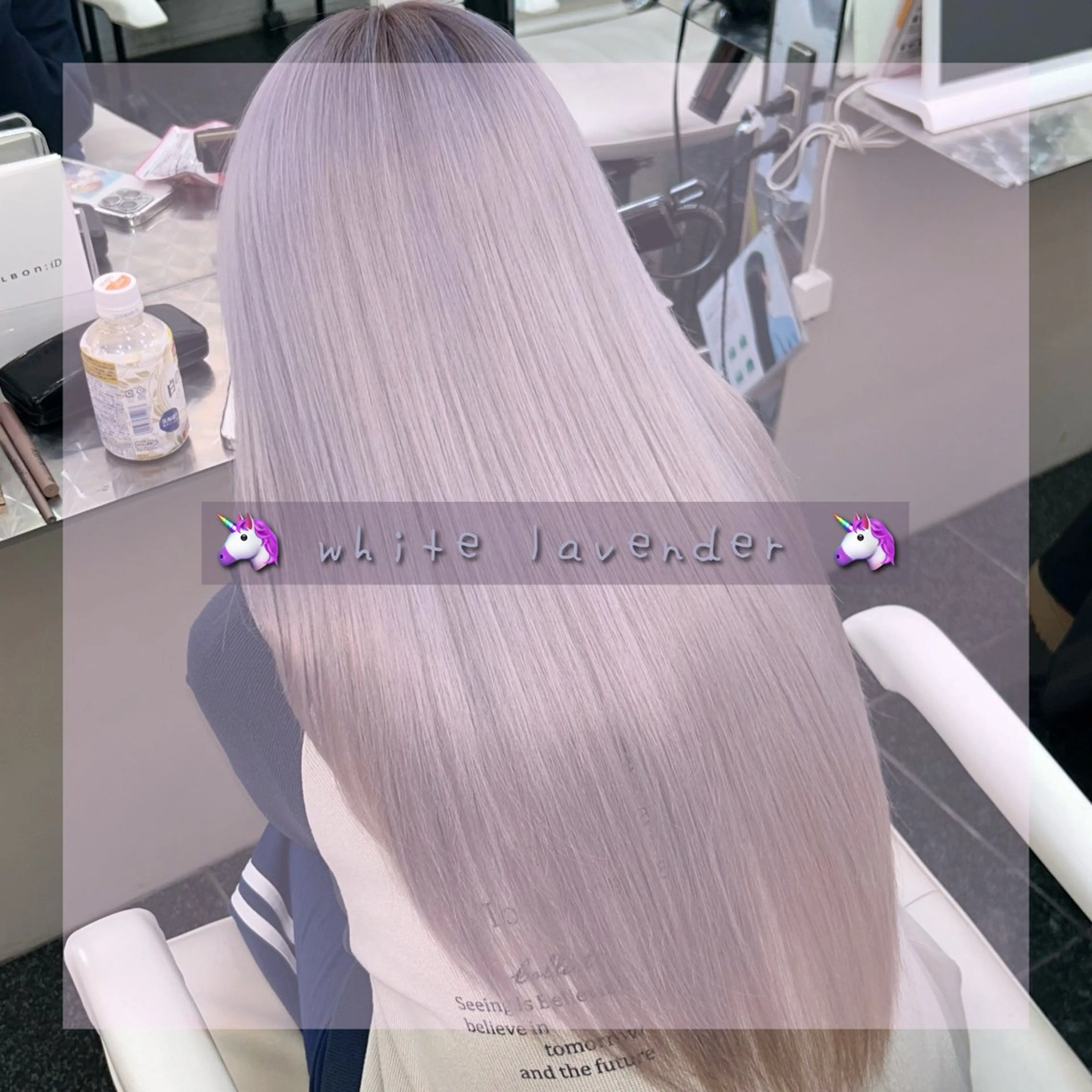 ロング カラー ヘアカラー ✨🦄韓国風レイヤ ー🦄✨林あかりのヘアスタイル