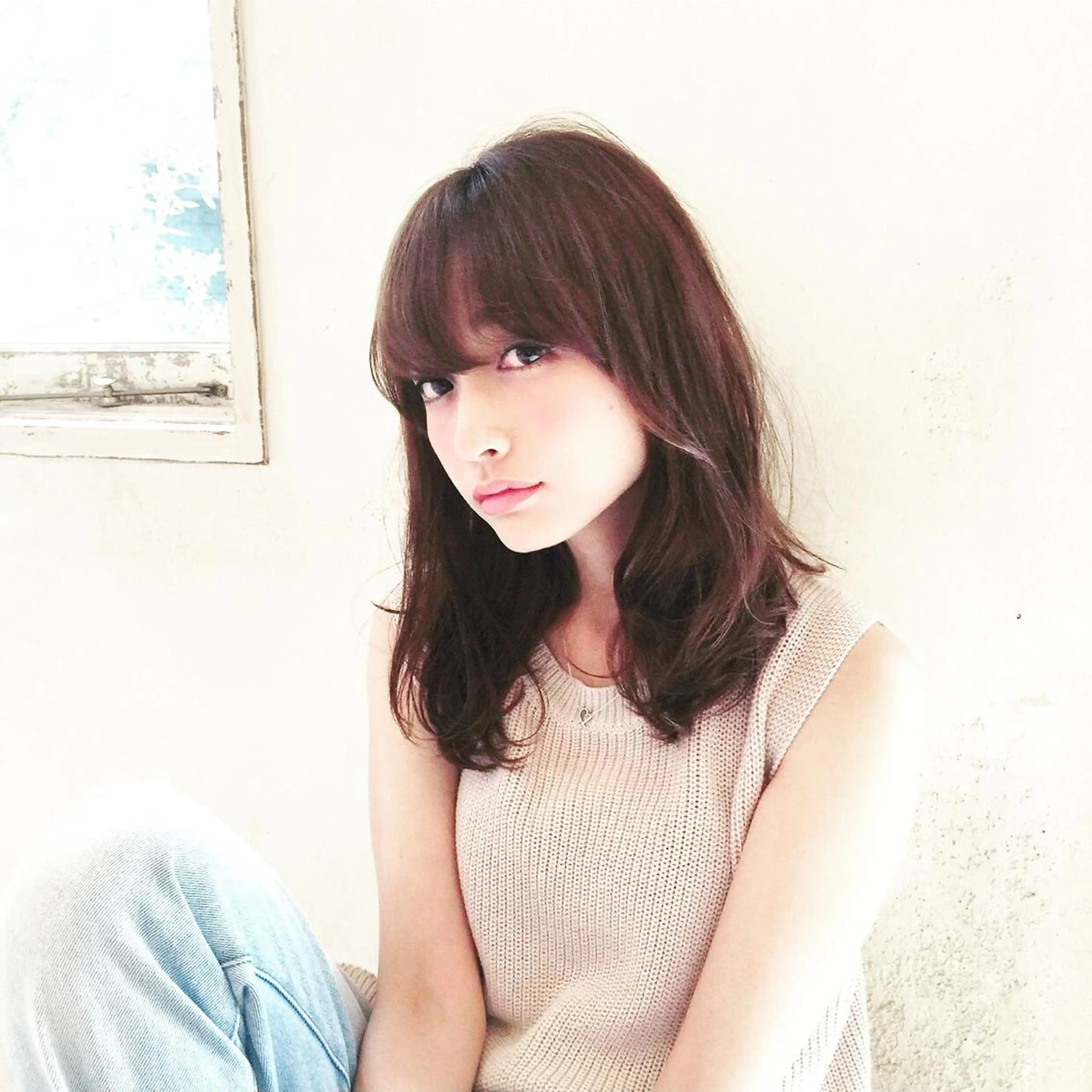 ミディアム セミロング カラー パーマ hair salon RAY所属・田名網 誠司のヘアスタイル