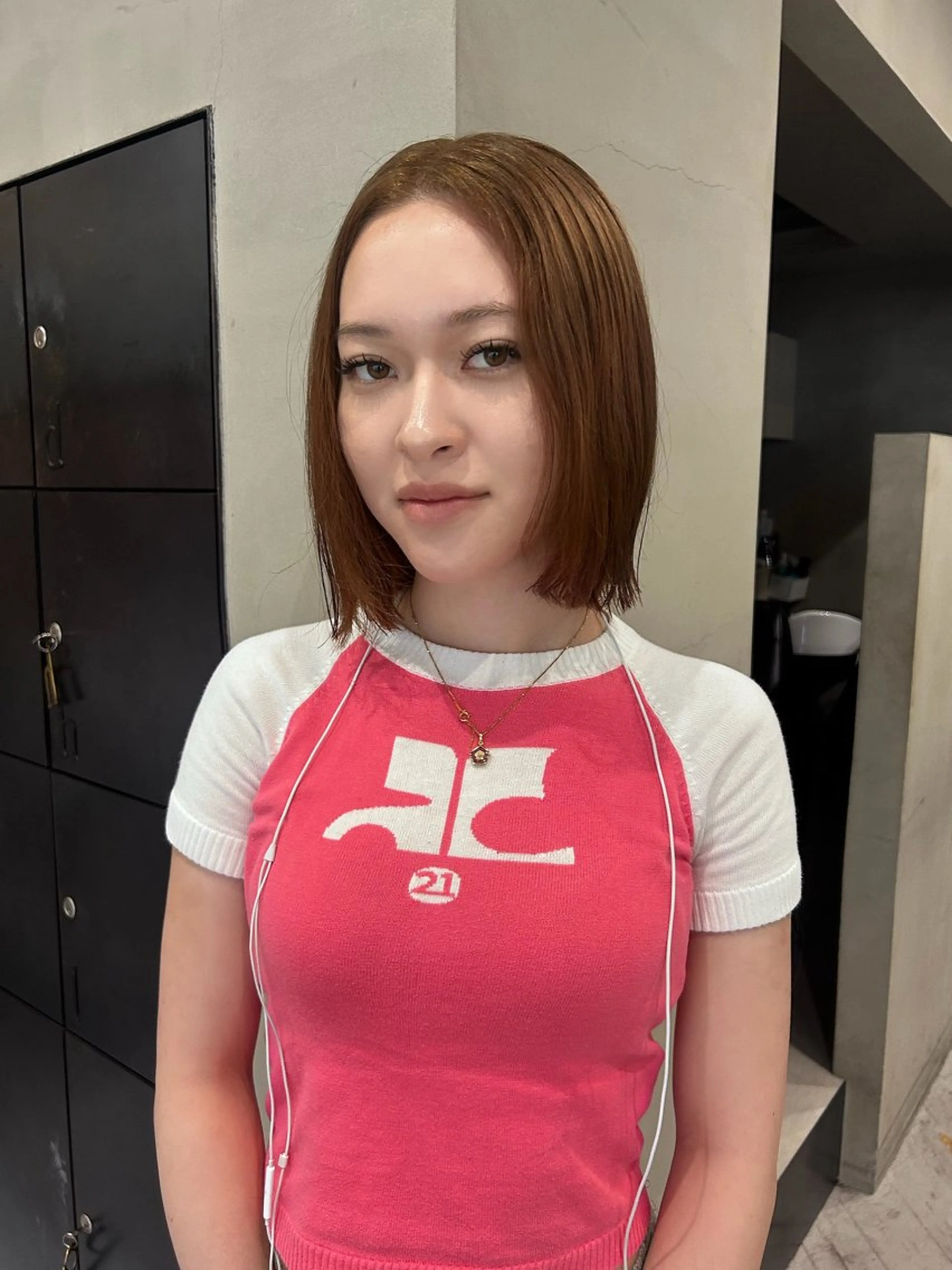 ミディアム ボブ kyoka/レイヤー /ハッシュカットのヘアスタイル