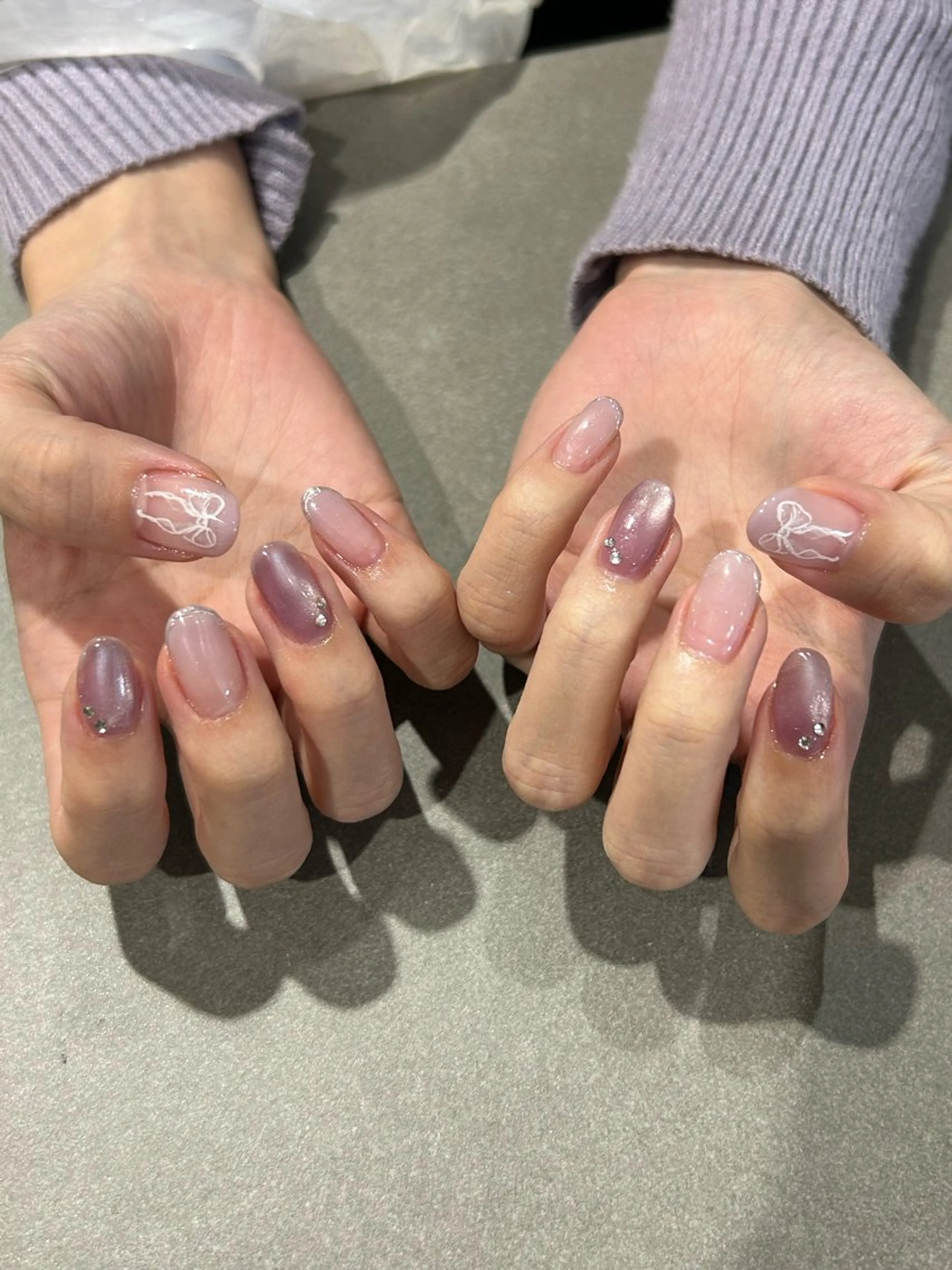 ネイル ワンホンネイル ハンドネイル &robe Nanaのネイルデザイン