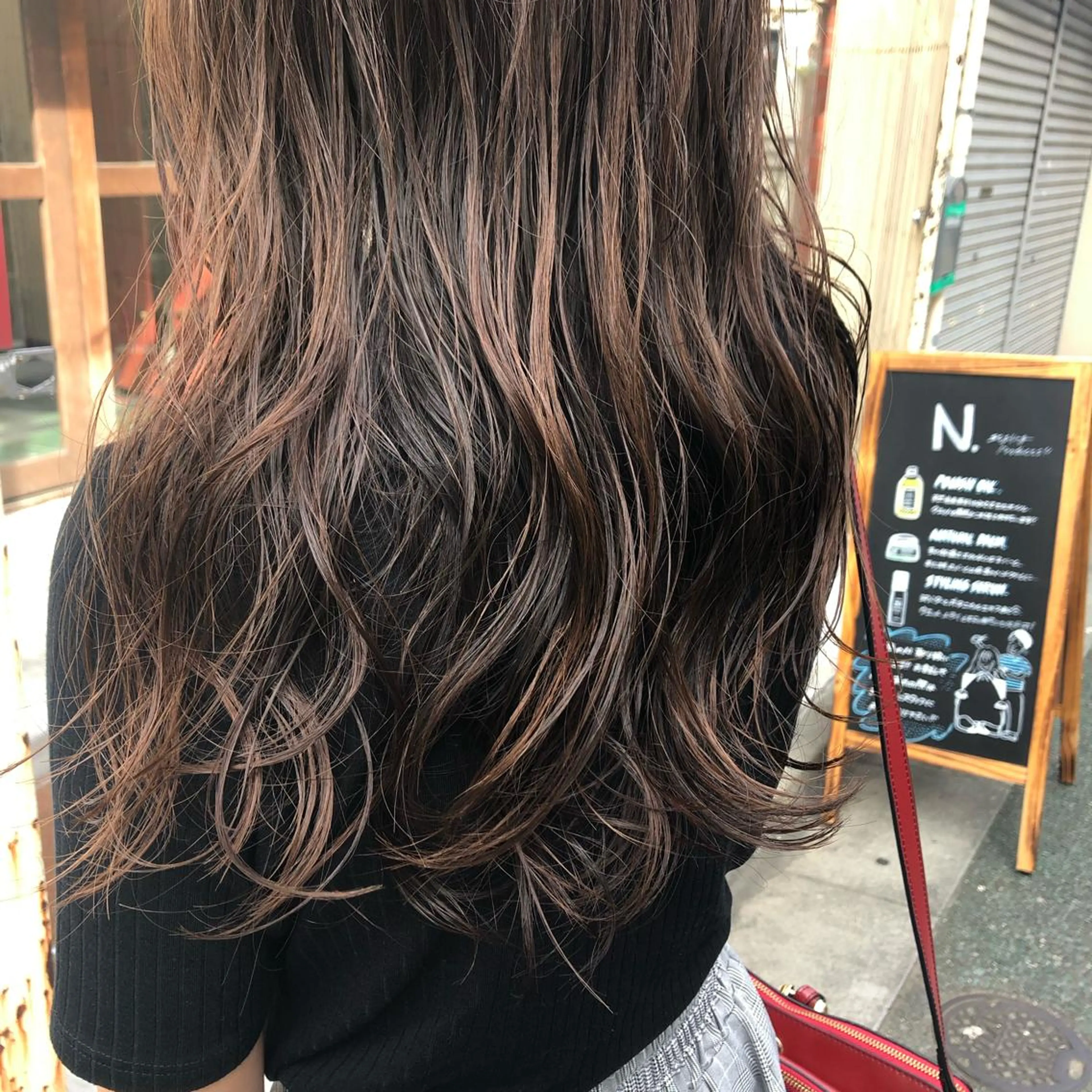 ロング パーマ レイヤー/ハイトーン 🧸SENAのヘアスタイル