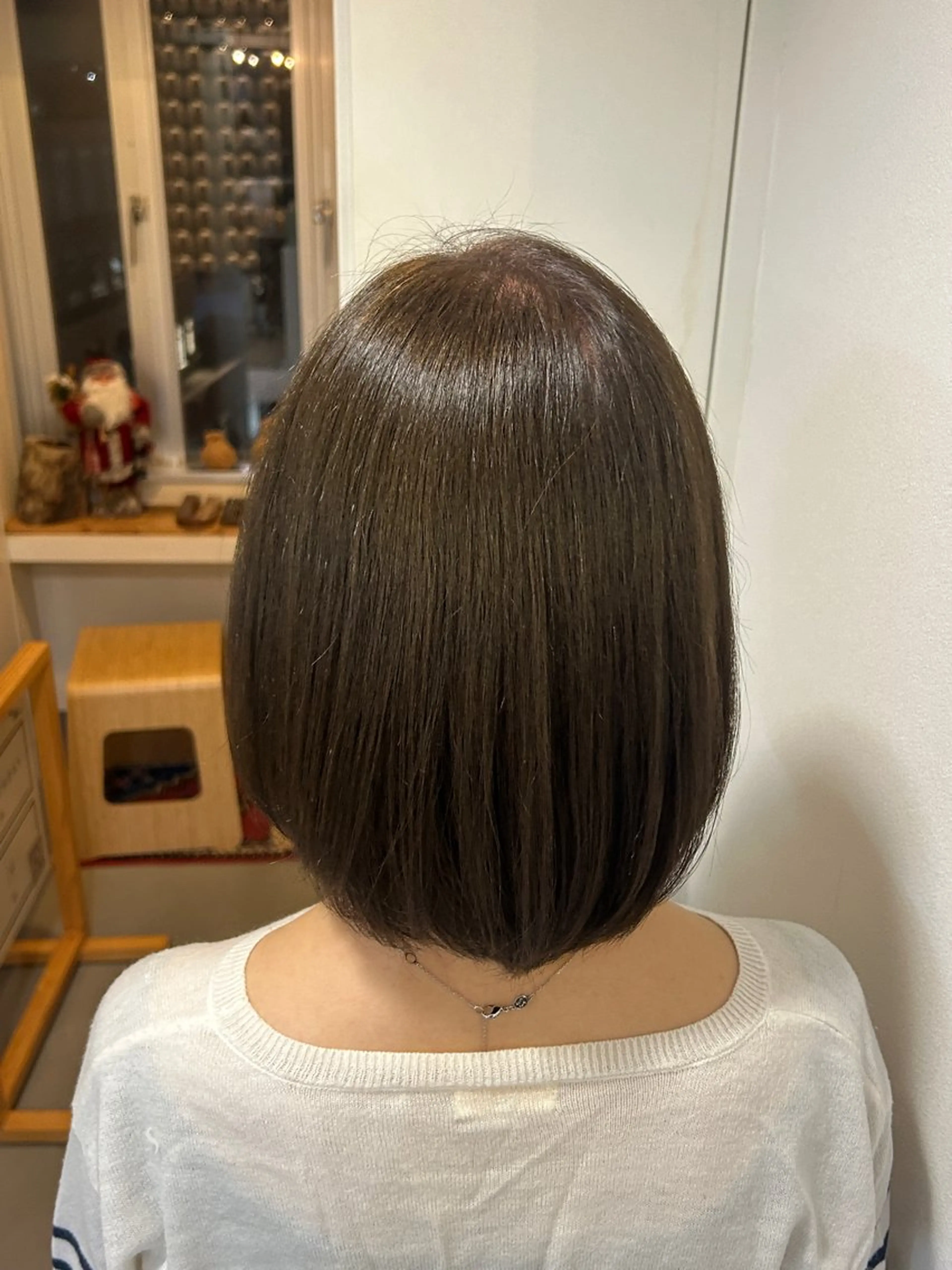 カラー ベージュカラー オリーブベージュ UNBIRTHDAY ゆづみのヘアスタイル