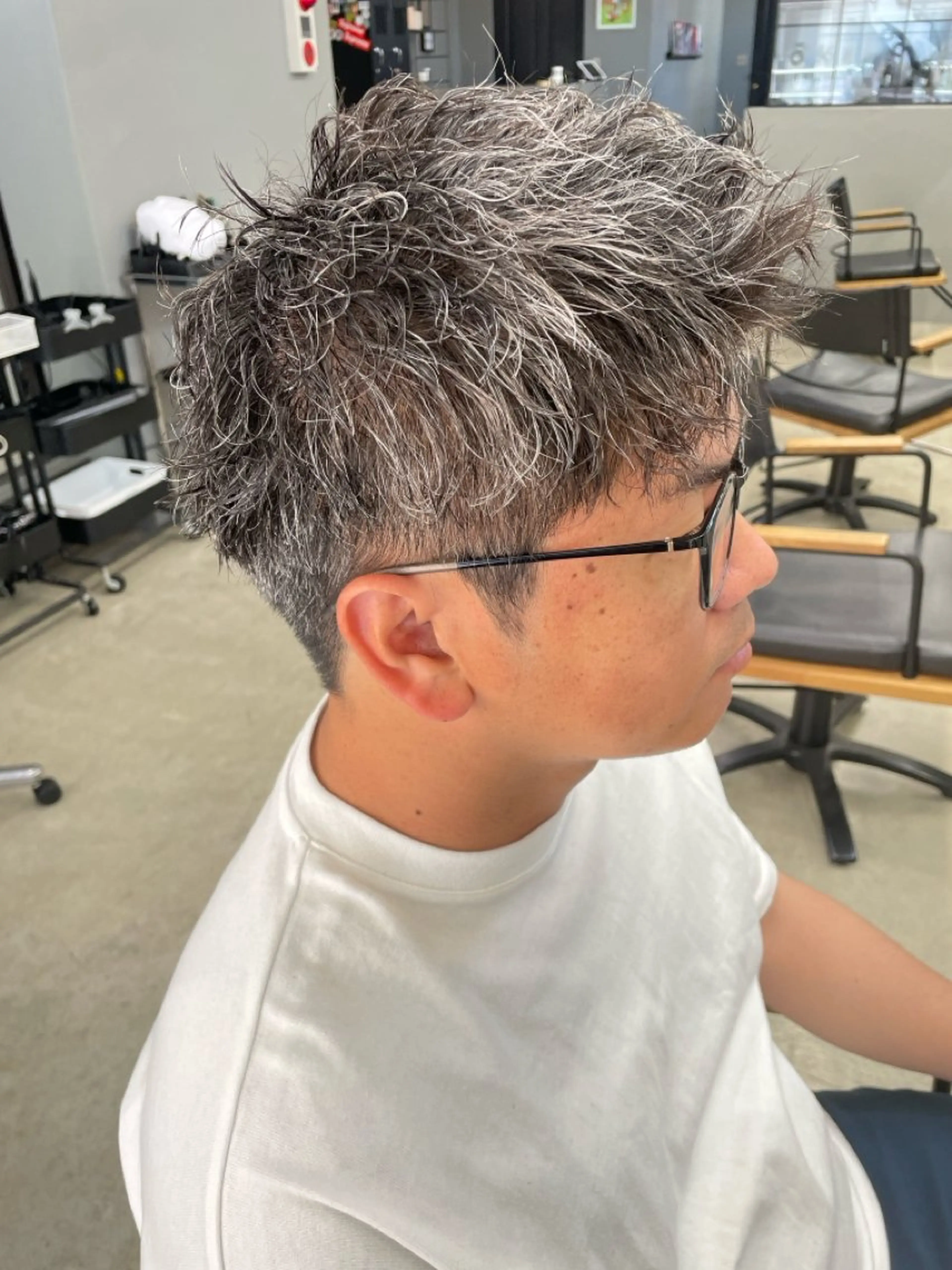 ショート メンズ カット ヘッドスパ メンズ専門サロン wokeのヘアスタイル