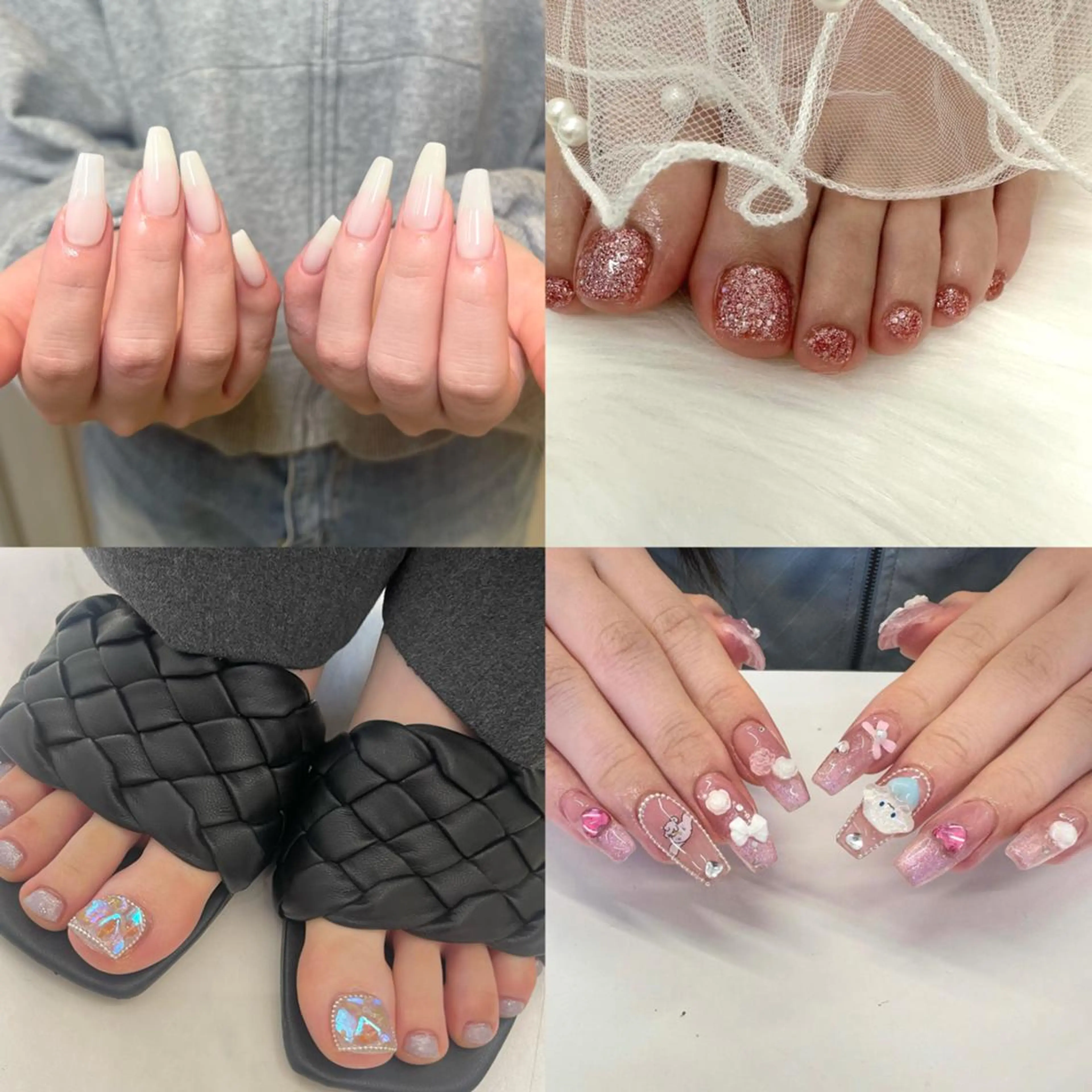 💕👙〈ネイル〉🫧【ハンド🫶🏻➕フット🦶🏻】💕セットメニュー✨⚠️事前連絡必須！🙏🏻詳細ご確認くださいの写真