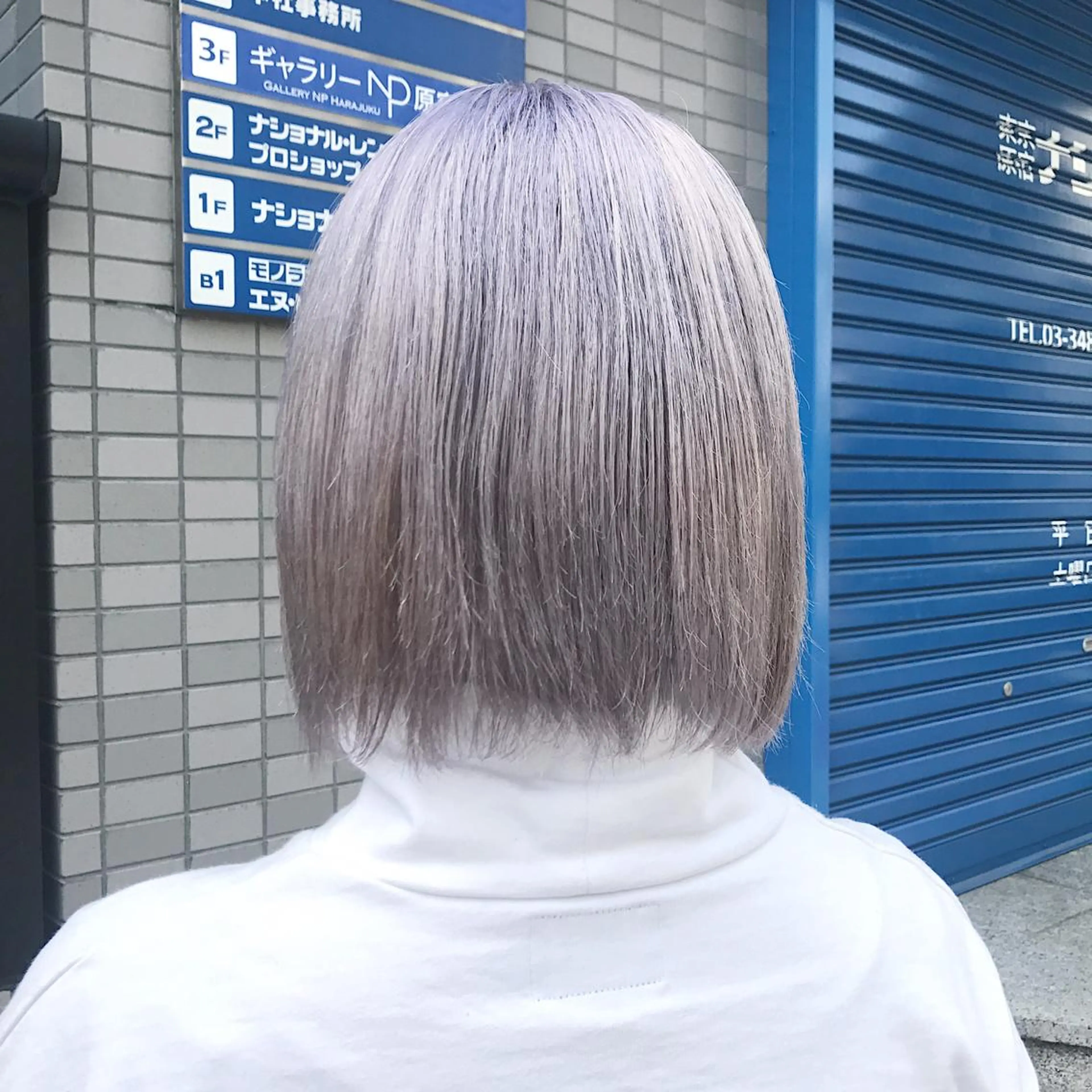 ショート カラー ヘアアレンジ Zina渋谷エリア マネージャShionのヘアスタイル