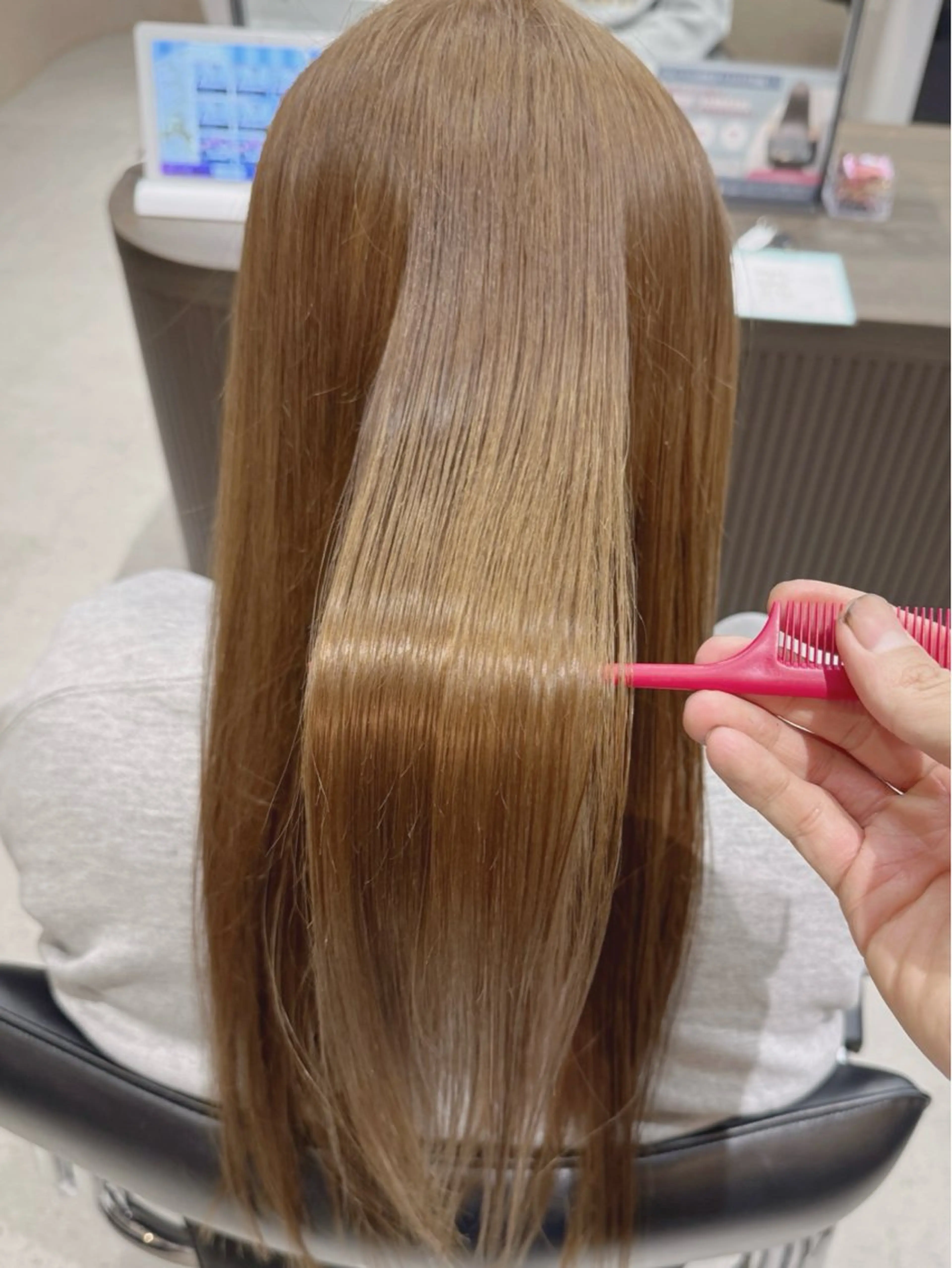 ロング 髪質改善 トリートメント 酸熱トリートメント トリートメント La fith hair arts 吉祥寺店所属・ブリーチなしカラー✨ ダブルカラー✨ワタベのヘアスタイル