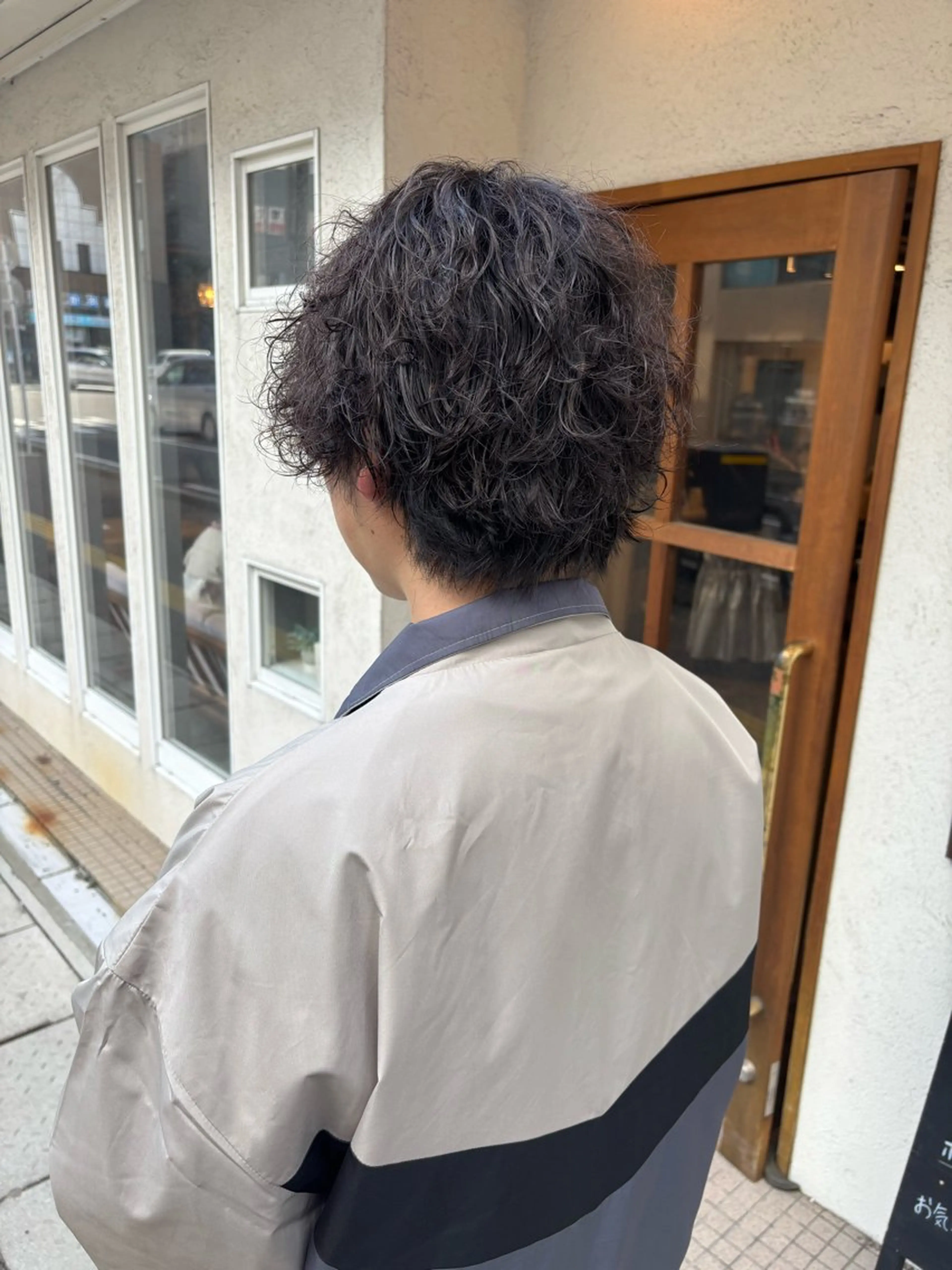 ショート メンズ メンズパーマ 波巻きパーマ toki所属・ＳＨＵ ＮＴＡのヘアスタイル