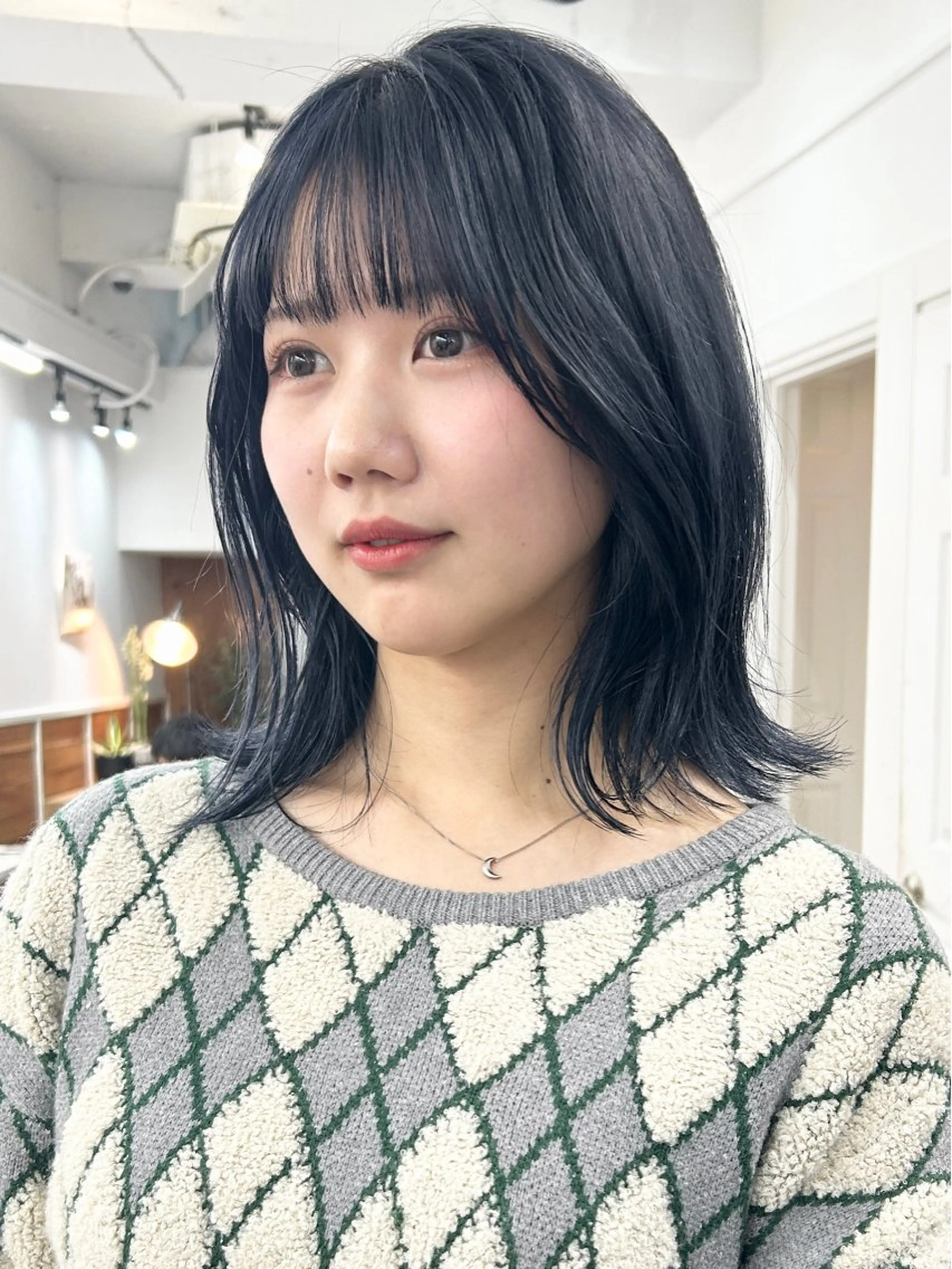 ミディアム カラー レイヤーボブ/ 艶カラー/サナ🌼のヘアスタイル