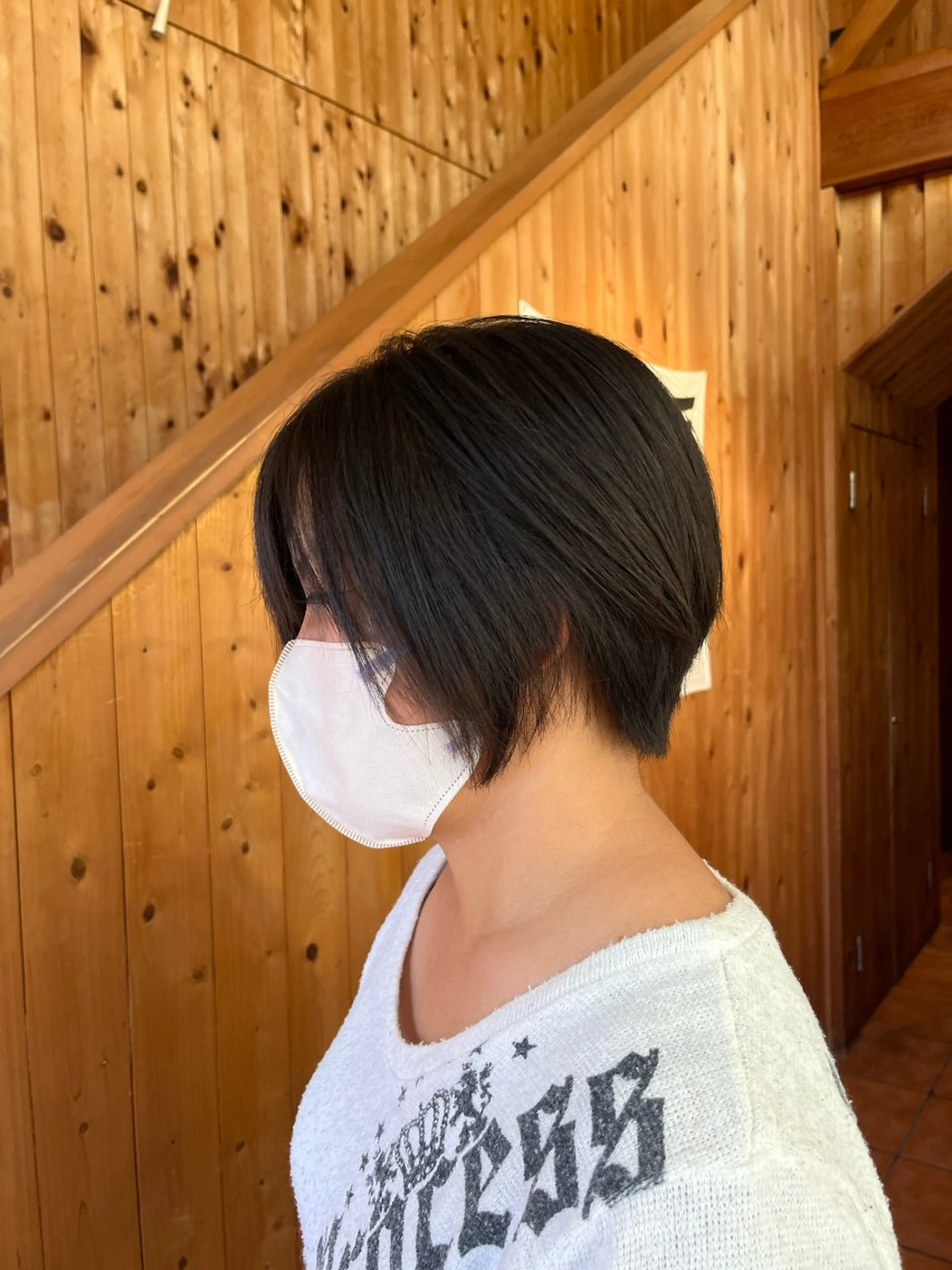 ショート ボブ くびれヘア ショートヘア カット 藤田 ゆりなのヘアスタイル