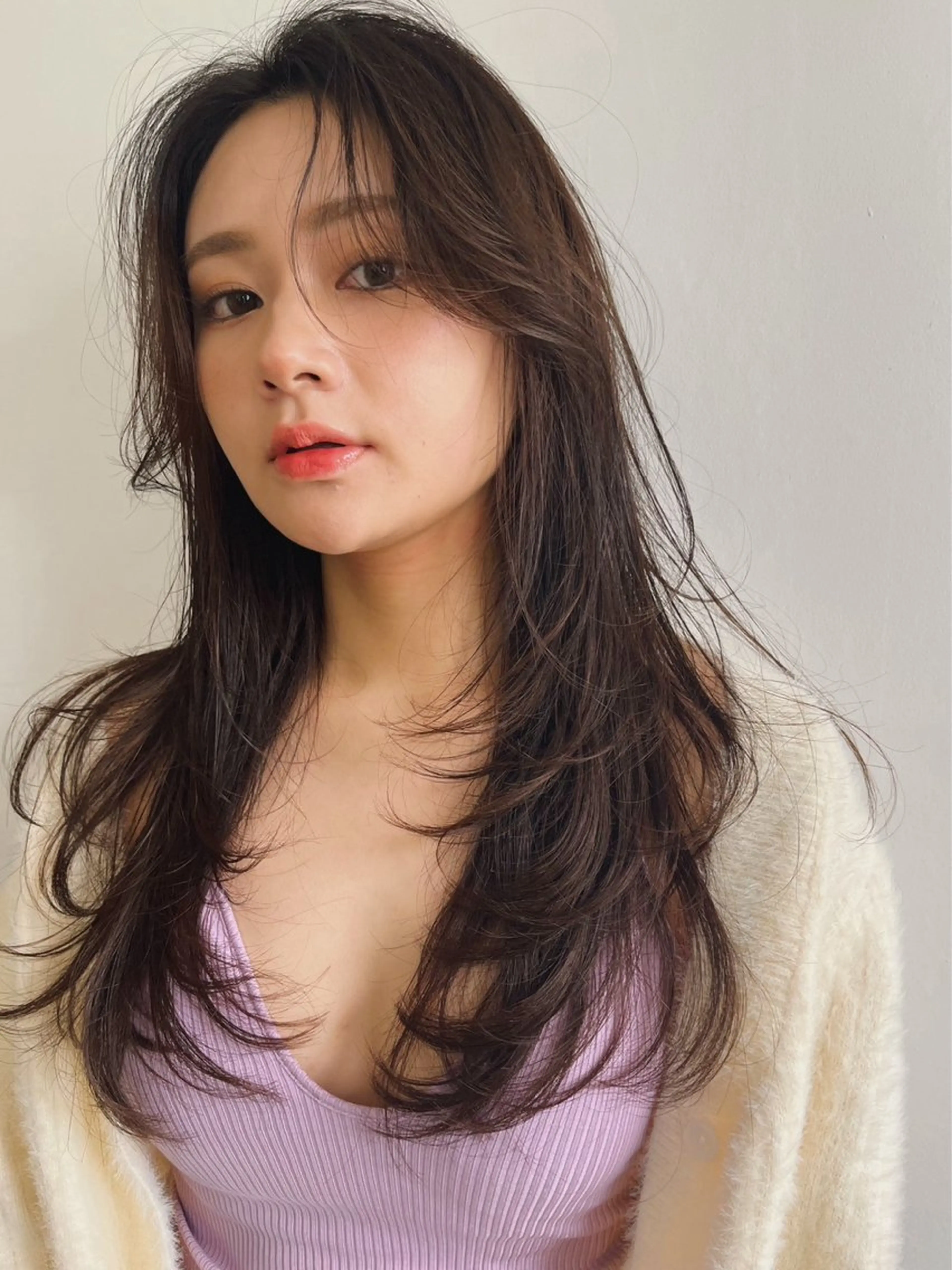 ロング カット ヘアカラー トリートメント レイヤーカット ✨️奥田良太✨️のヘアスタイル