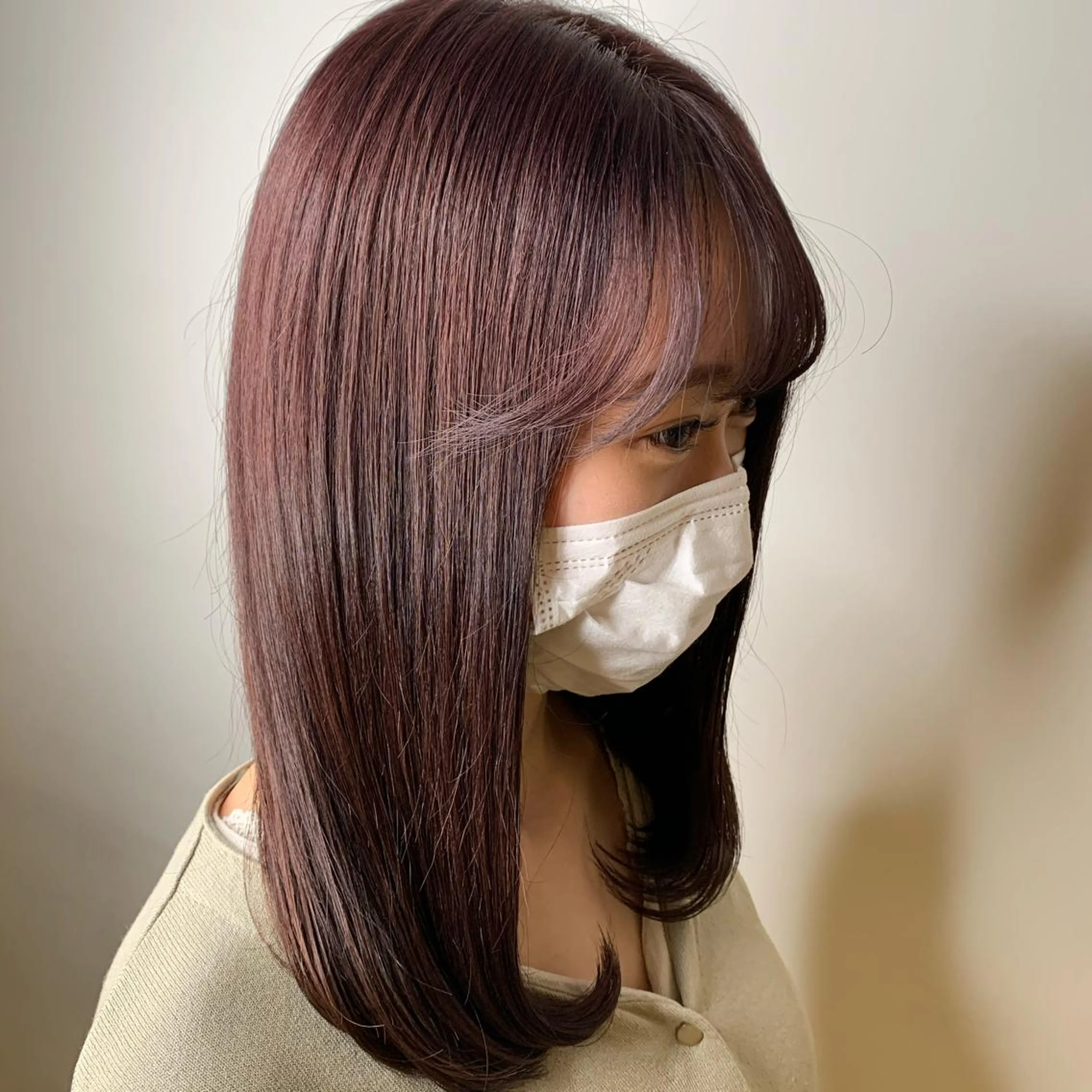 セミロング カラー 【ロングウルフカット 姫カット】伊藤裕哉のヘアスタイル