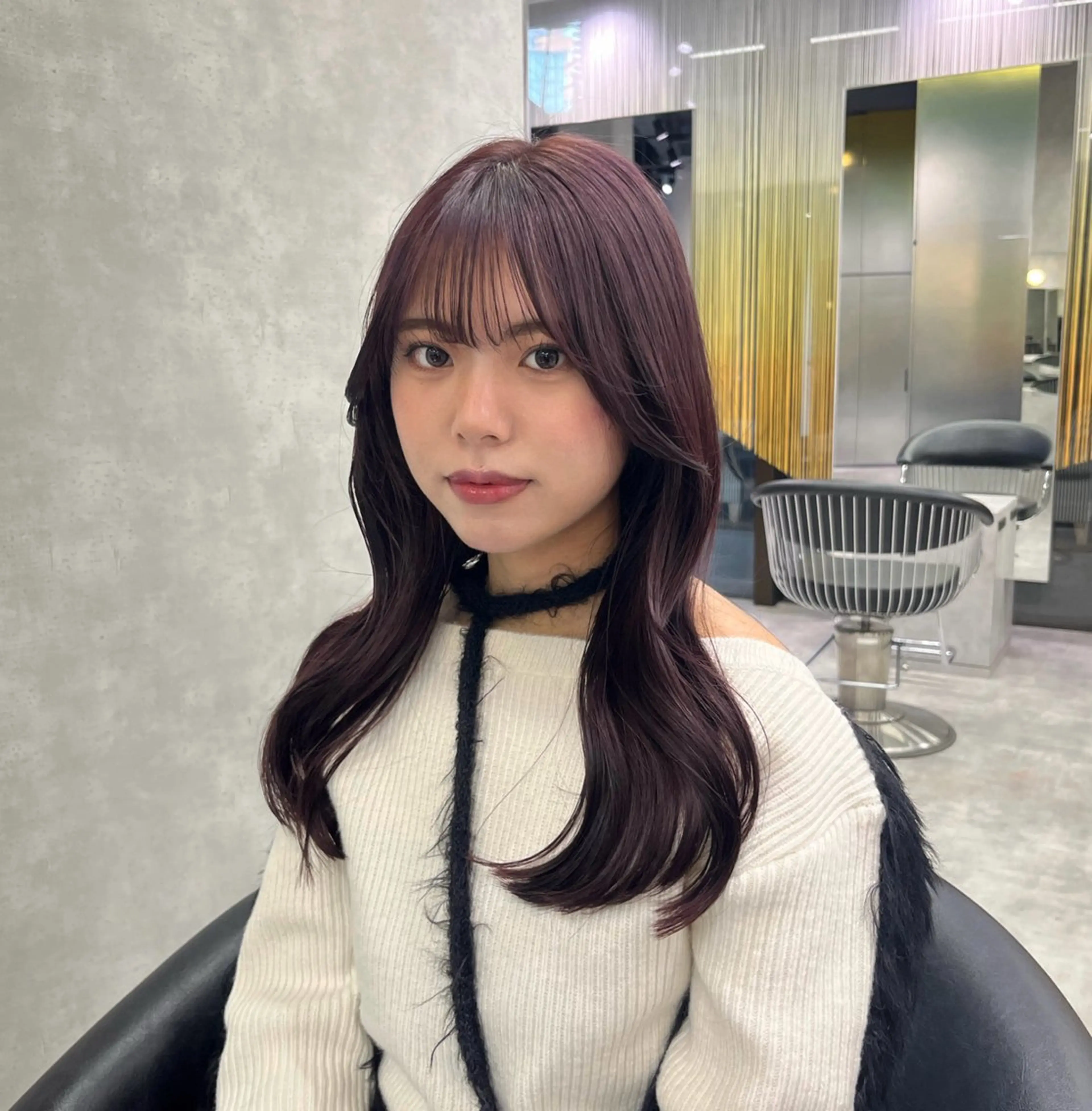 カラー 韓国hair🤍/ レイヤー/彩加のヘアスタイル