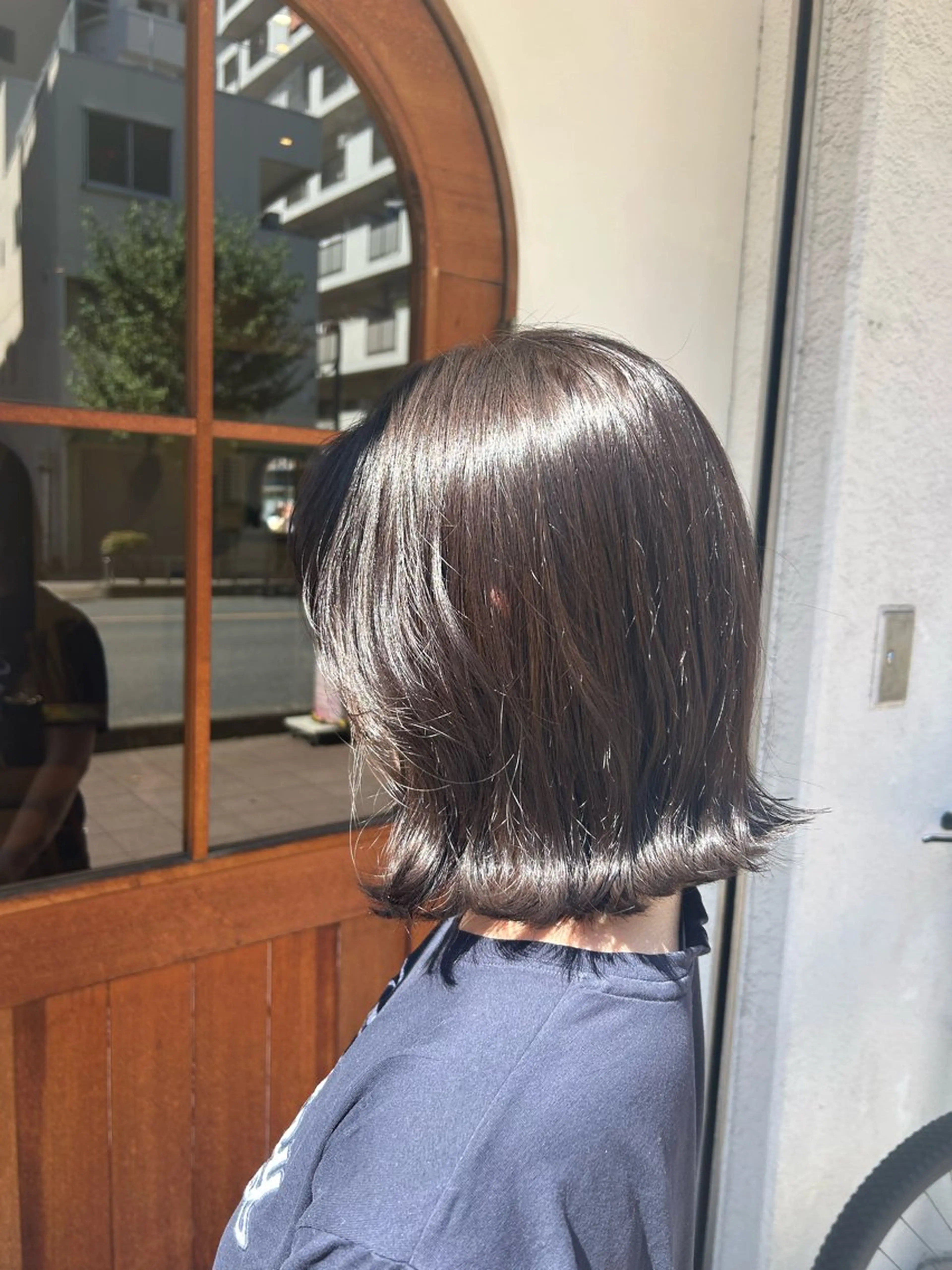 ショート カラー ヘアカラー トリートメント あずま みゆのヘアスタイル