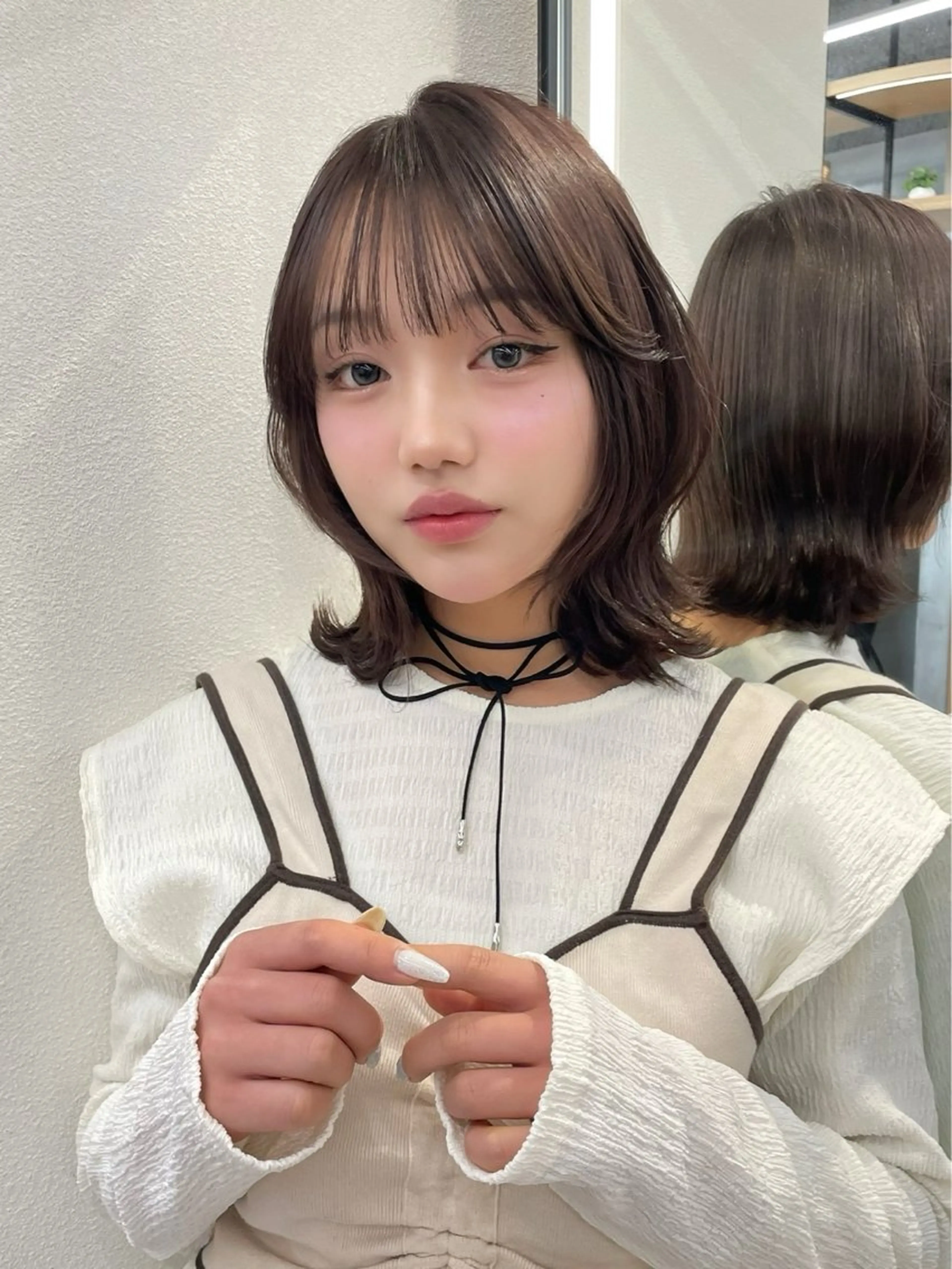 ミディアム 🩵レイヤー/ボブ /🫧harukaのヘアスタイル