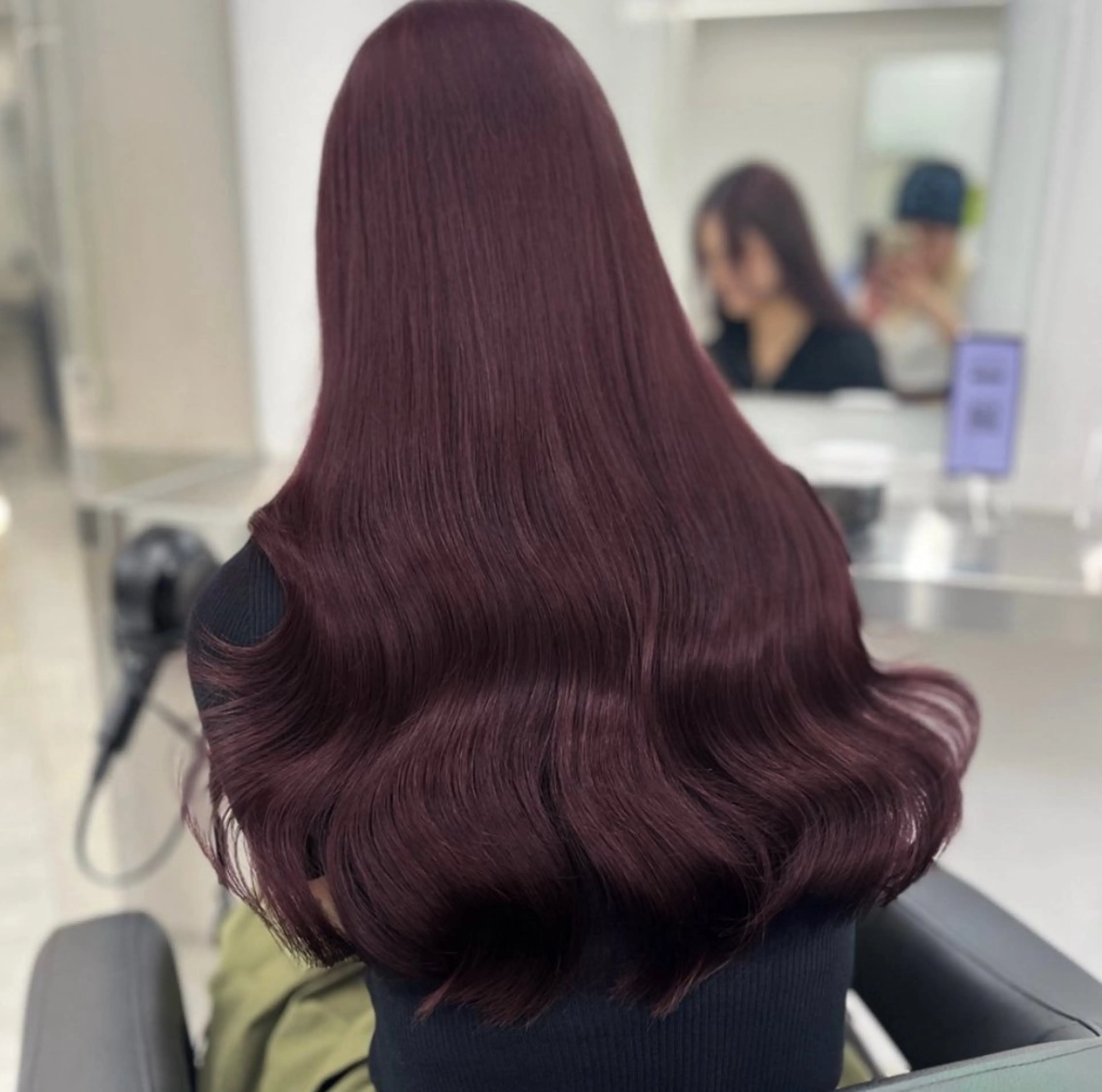 ロング カラー ヘアアレンジ ヘアカラー ヘッドスパ ヘアセット 🫧‪🎀うる艶暖色 🏹Nanako🎀のヘアスタイル