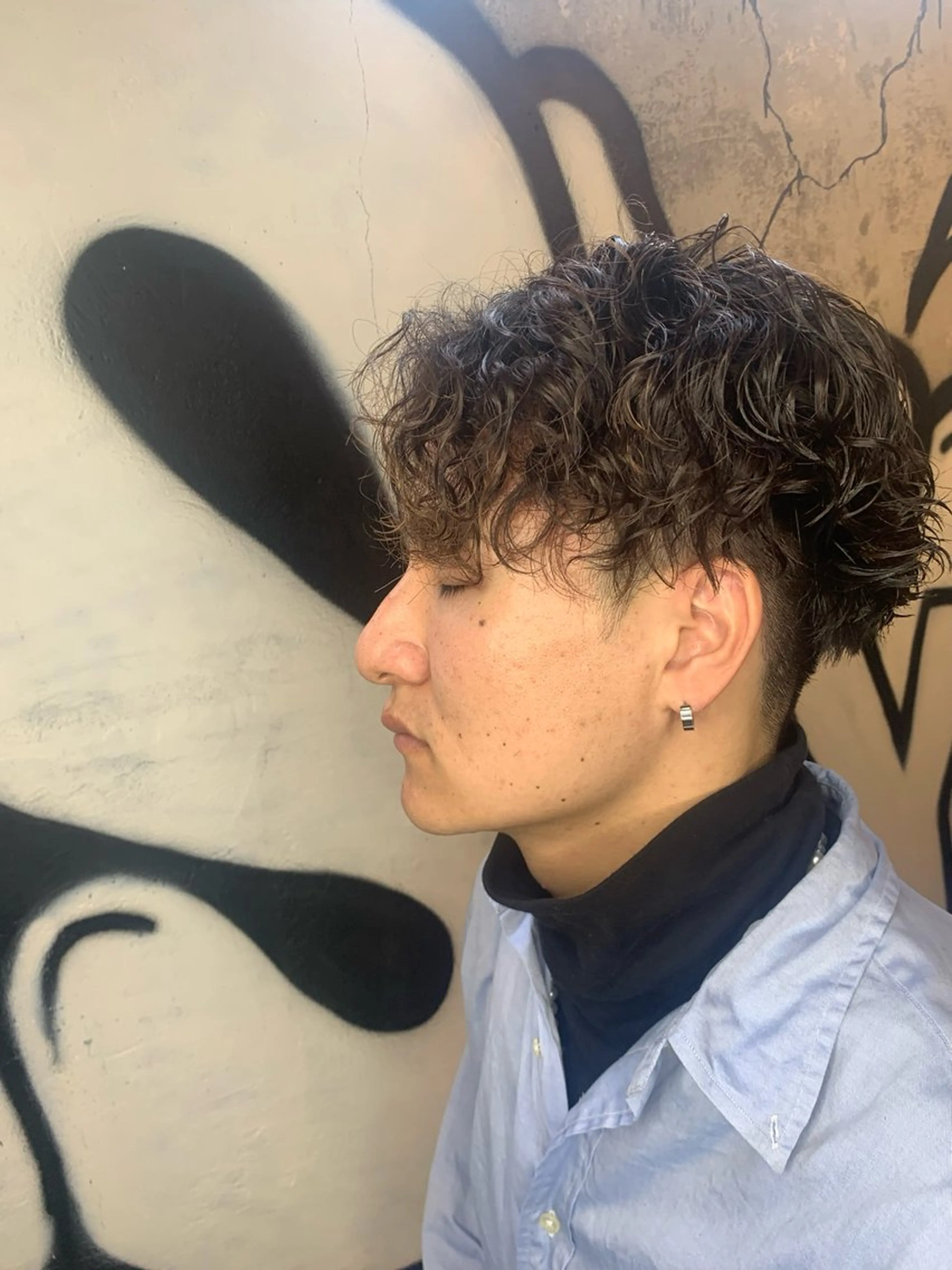 パーマ メンズ カット パーマ ⚡️メンズパーマ特化 mens支持◎/忠地のヘアスタイル