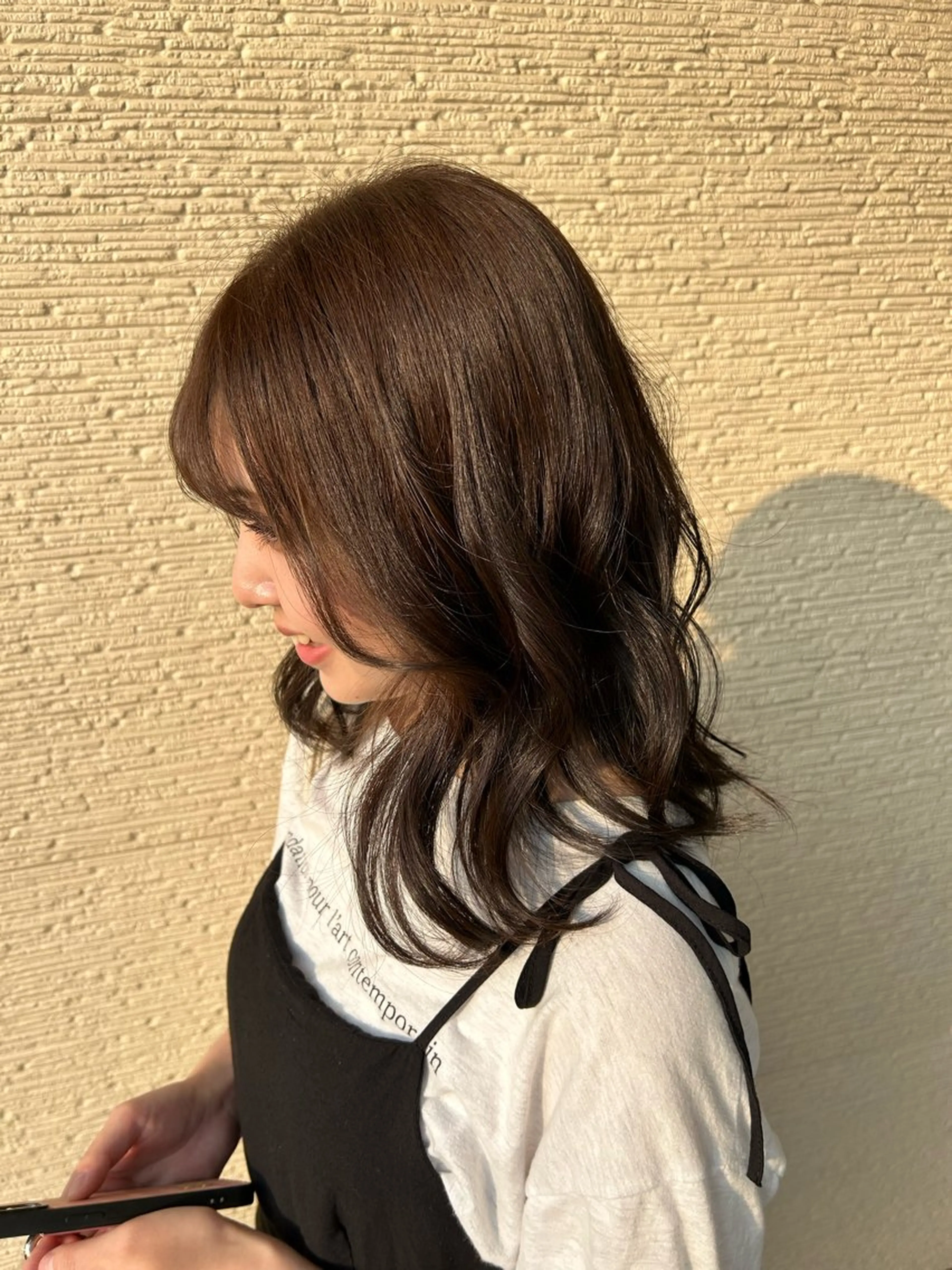 ミディアム 水木 里咲のヘアスタイル