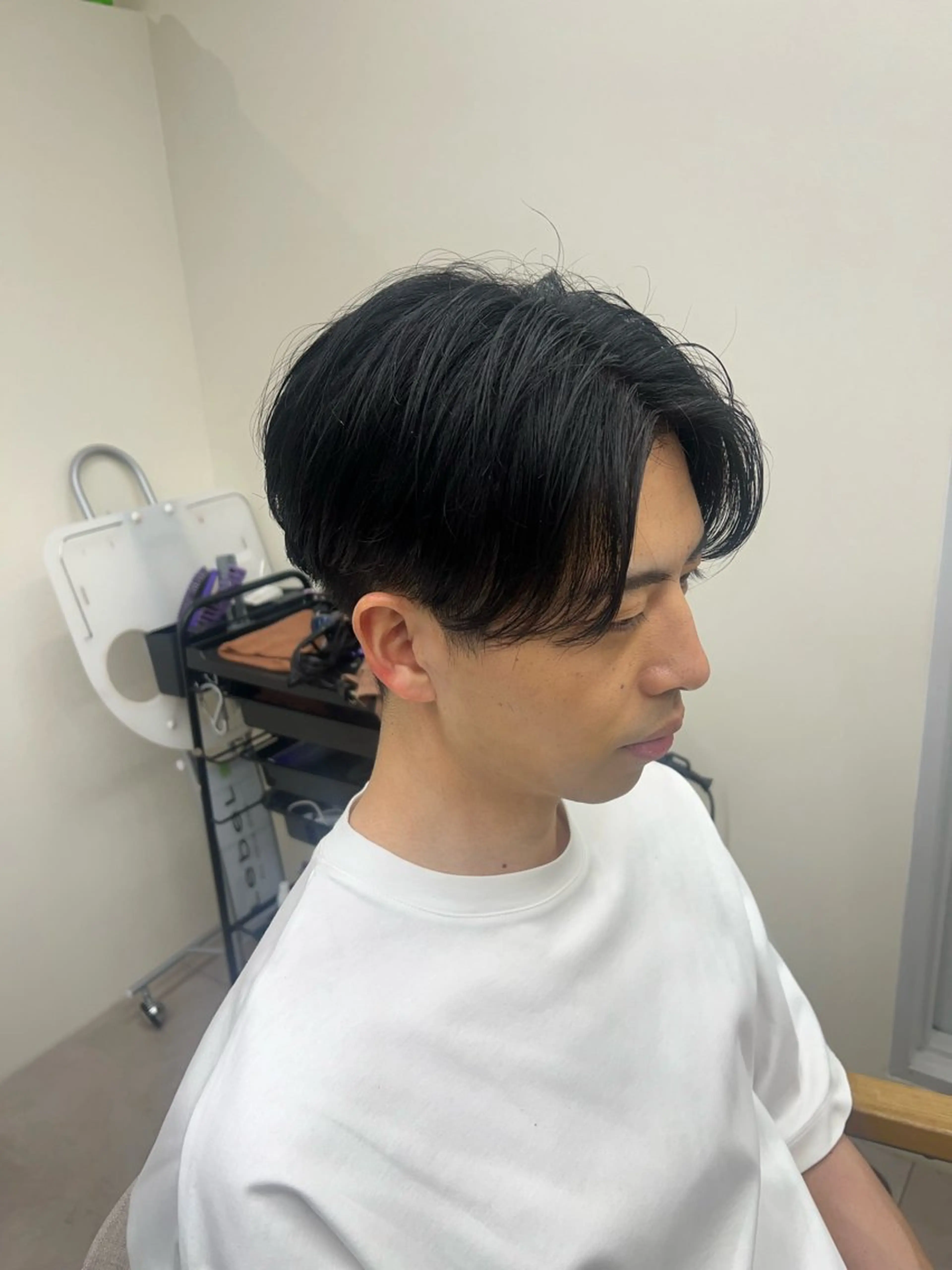 メンズ メンズ レイヤー ウルフ 弓木啓輔のヘアスタイル