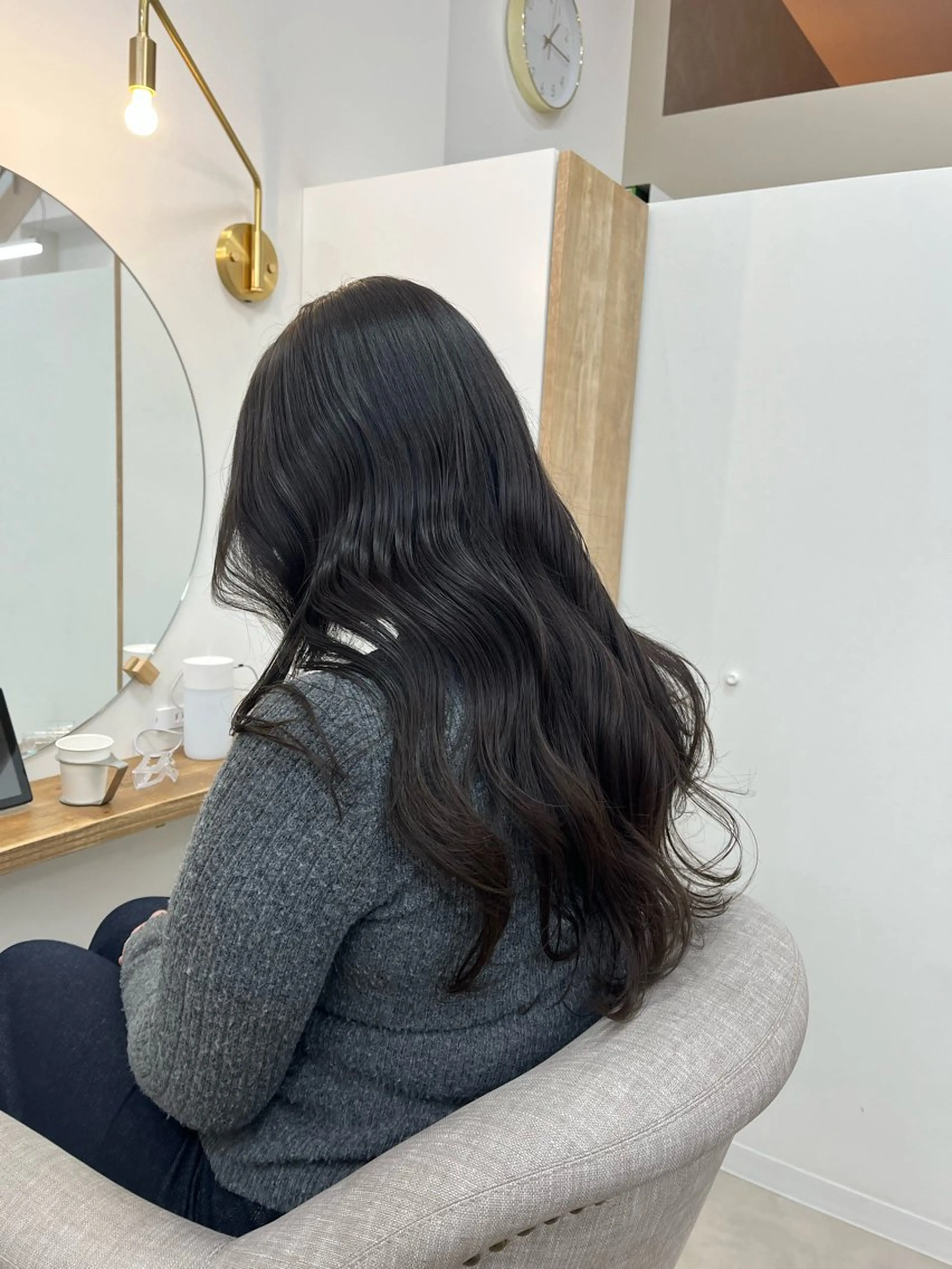 ロング カラー カット ヘアカラー トリートメント Rian リアンのヘアスタイル