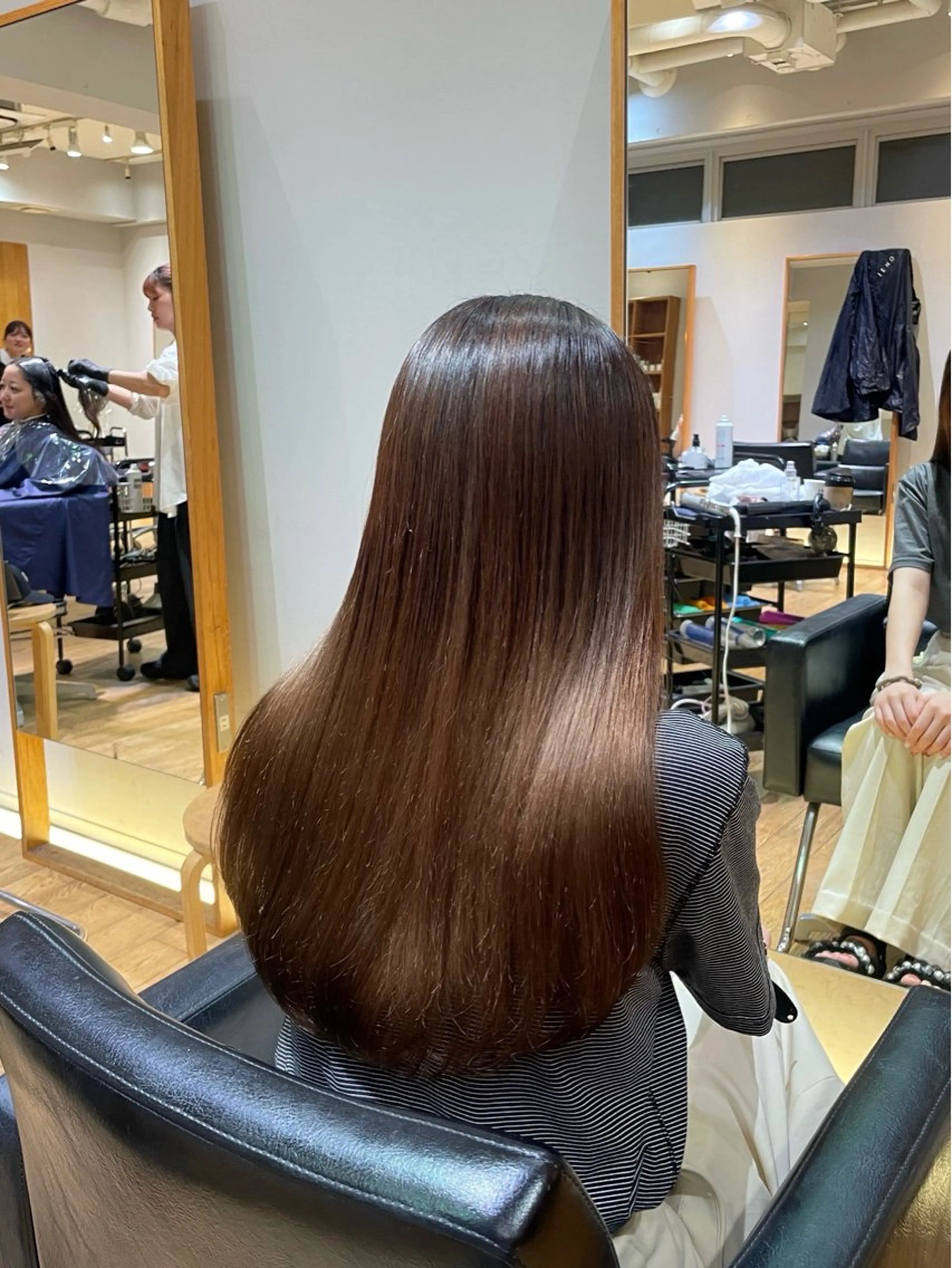 ロング パーマ 縮毛矯正 縮毛矯正 縮毛矯正/レイヤー /ひかるのヘアスタイル