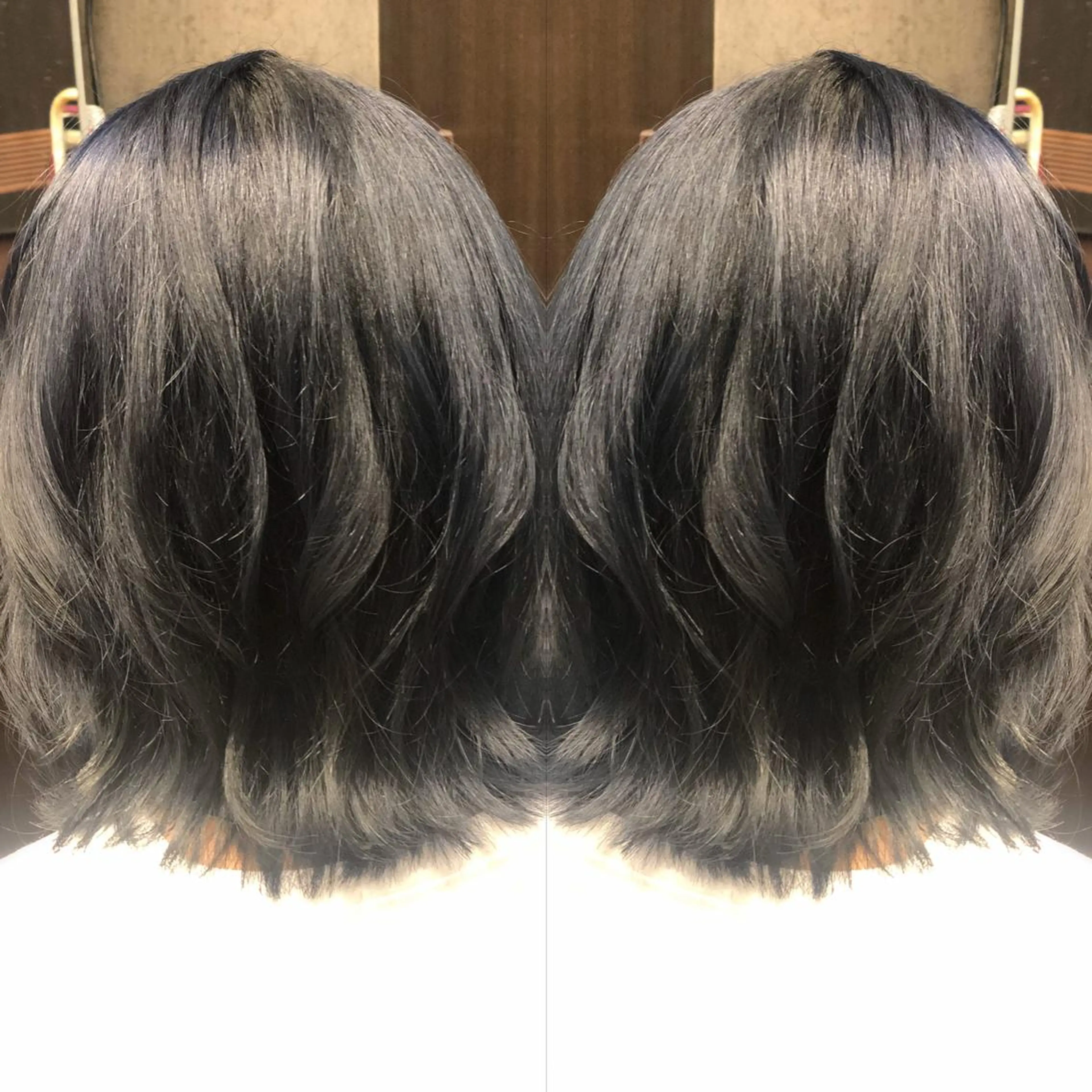 ショート カラー ヘアアレンジ アディクシーカラー ブリーチ ネイビーカラー カット ヘアカラー トリートメント Lizir ルズィール所属・Luzir⭐︎ GEN⭐︎のヘアスタイル