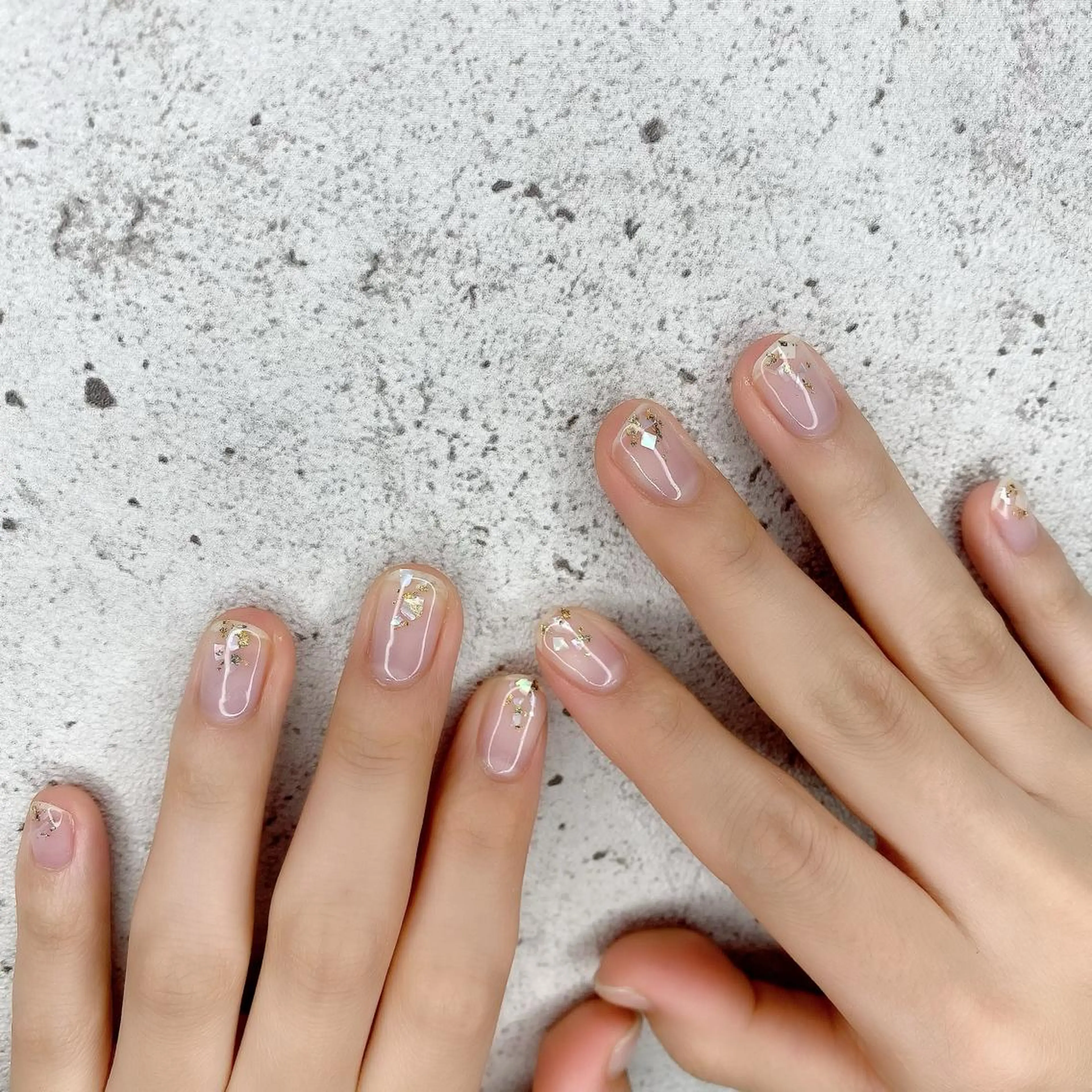 ミディアム カラー パーマ ヘアアレンジ メンズ キッズ ネイル マツエク・マツパ ハンドネイル Salon Ｋのネイルデザイン