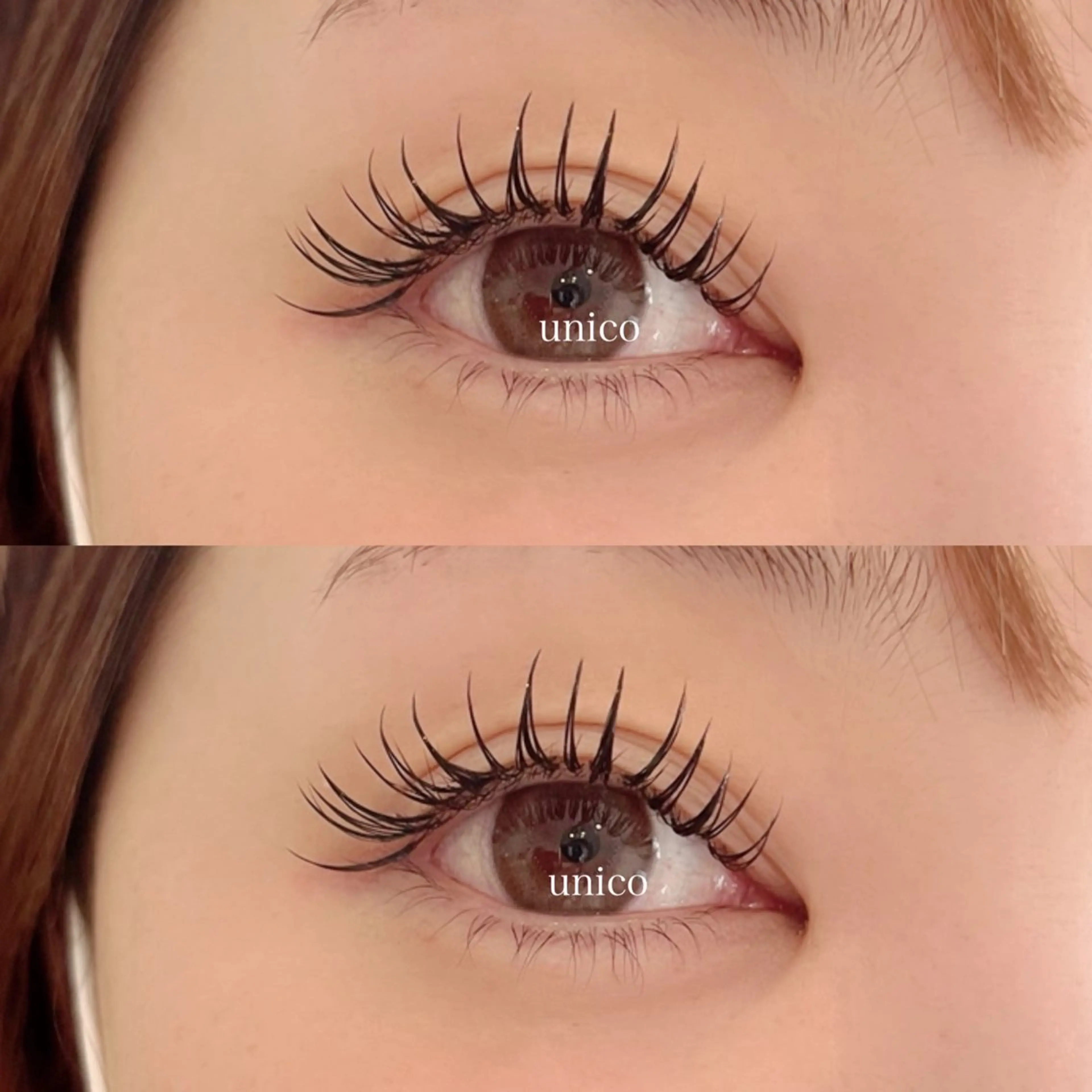 マツエク・マツパ 束感まつ毛 unico privateのマツエク・マツパデザイン