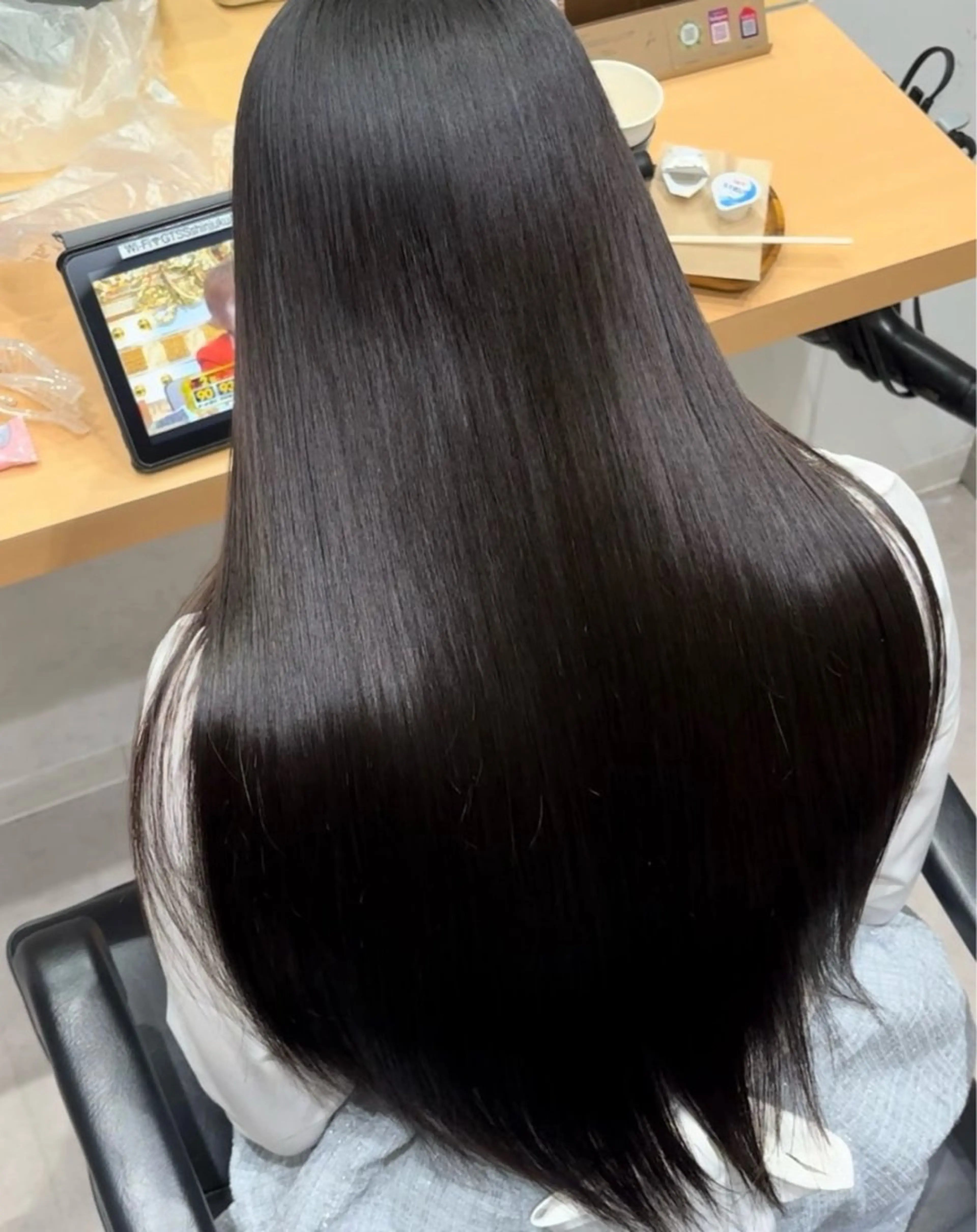 セミロング 髪質改善 トリートメント トリートメント ヘッドスパ 髪質改善ヘアケア 艶髪特化/上田のヘアスタイル