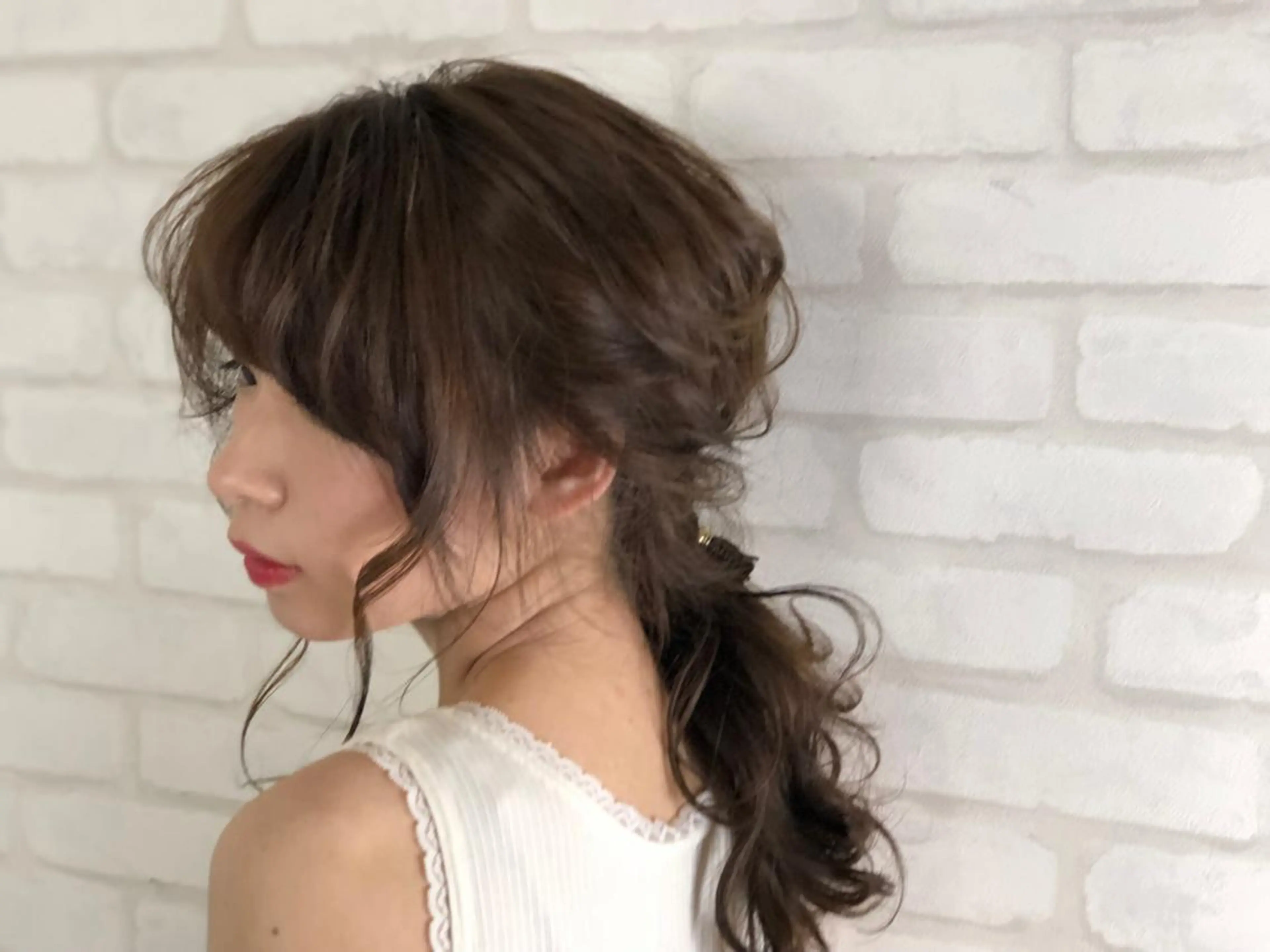 ミディアム カラー パーマ ヘアアレンジ メンズ キッズ ネイル マツエク・マツパ ヘアカラー トリートメント premier modelsのヘアスタイル