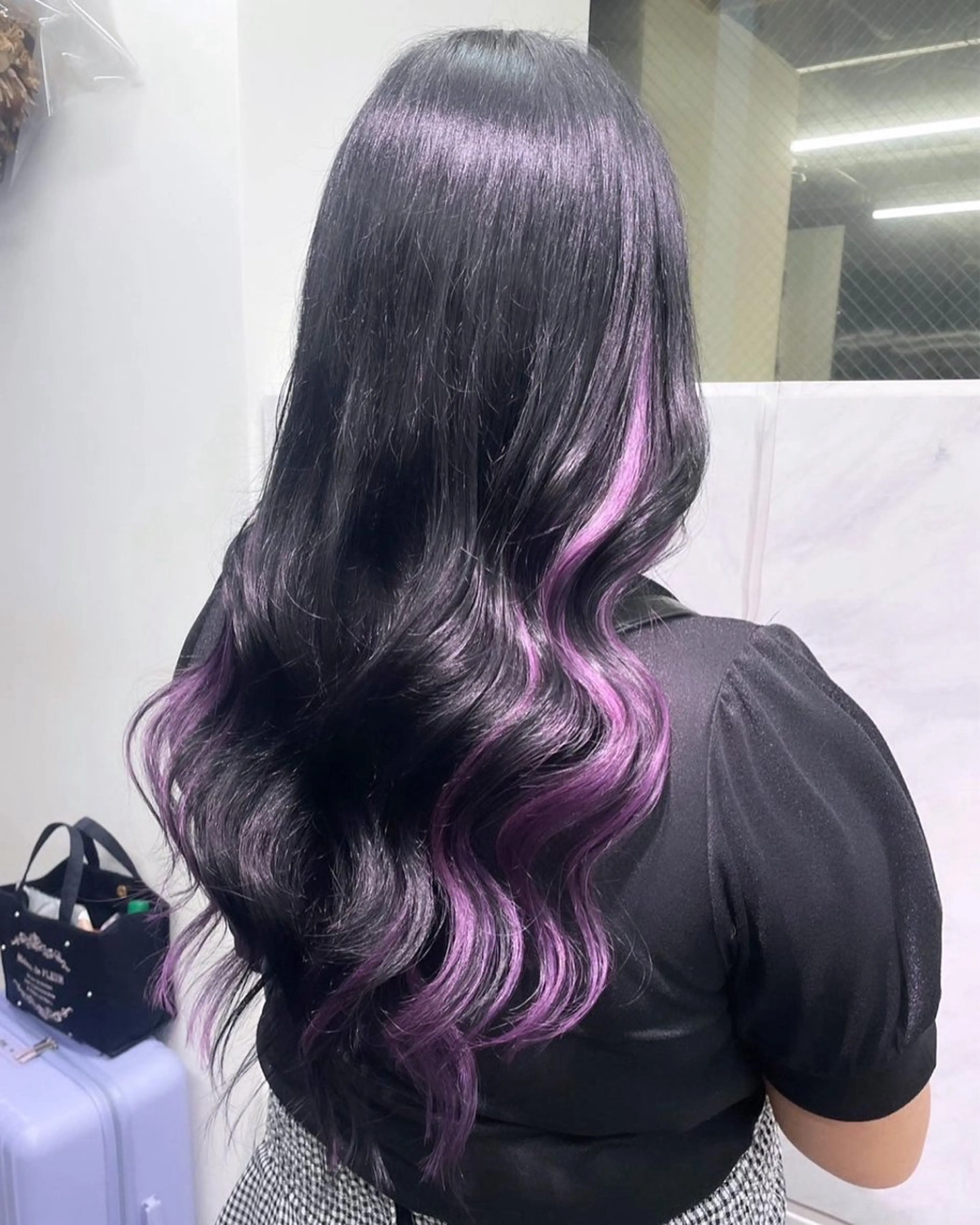 ロング ハイトーンカラーエク ステ🌺RENA🌺のヘアスタイル