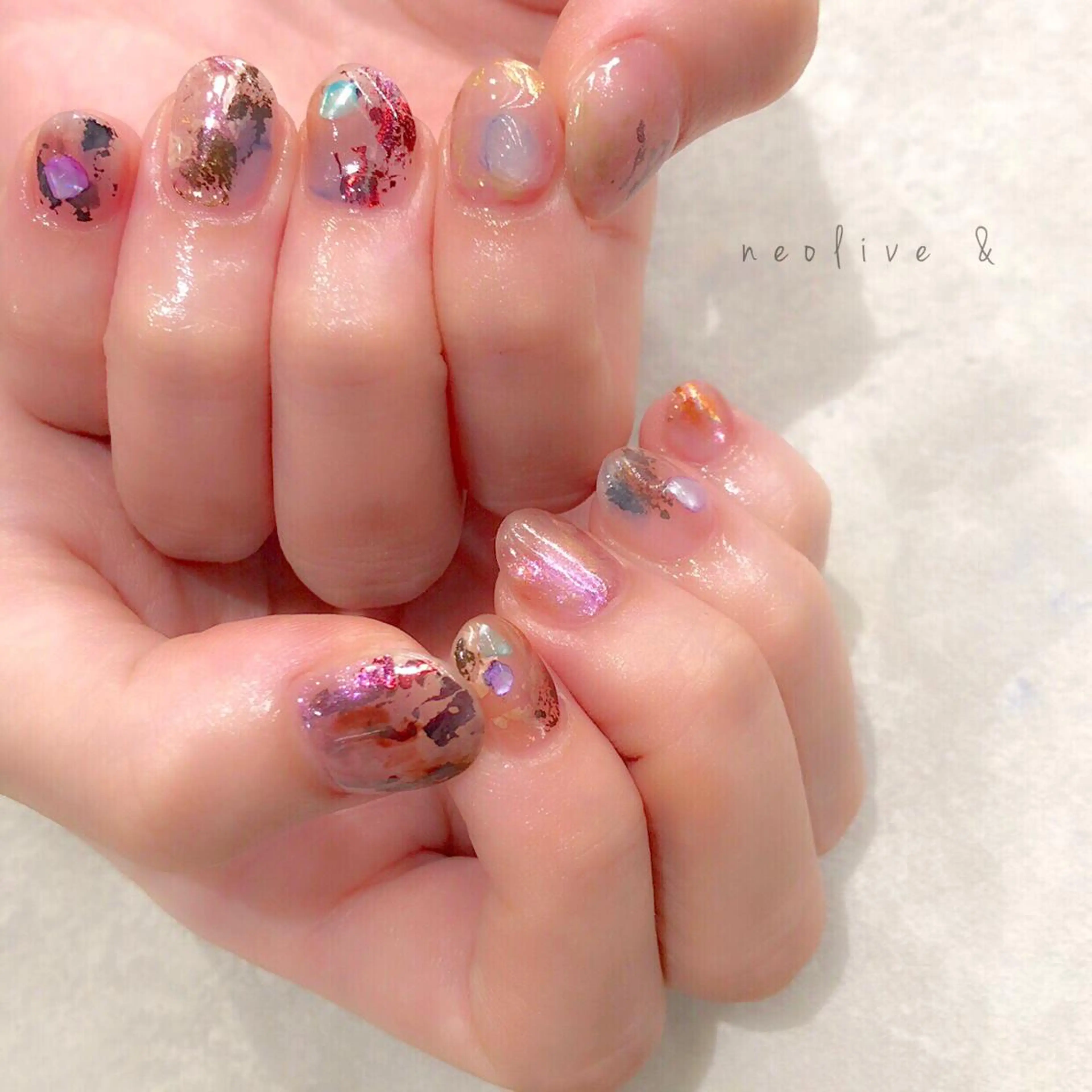 ネイル ハンドネイル Yuriko Omi パラジェル/渋谷のネイルデザイン