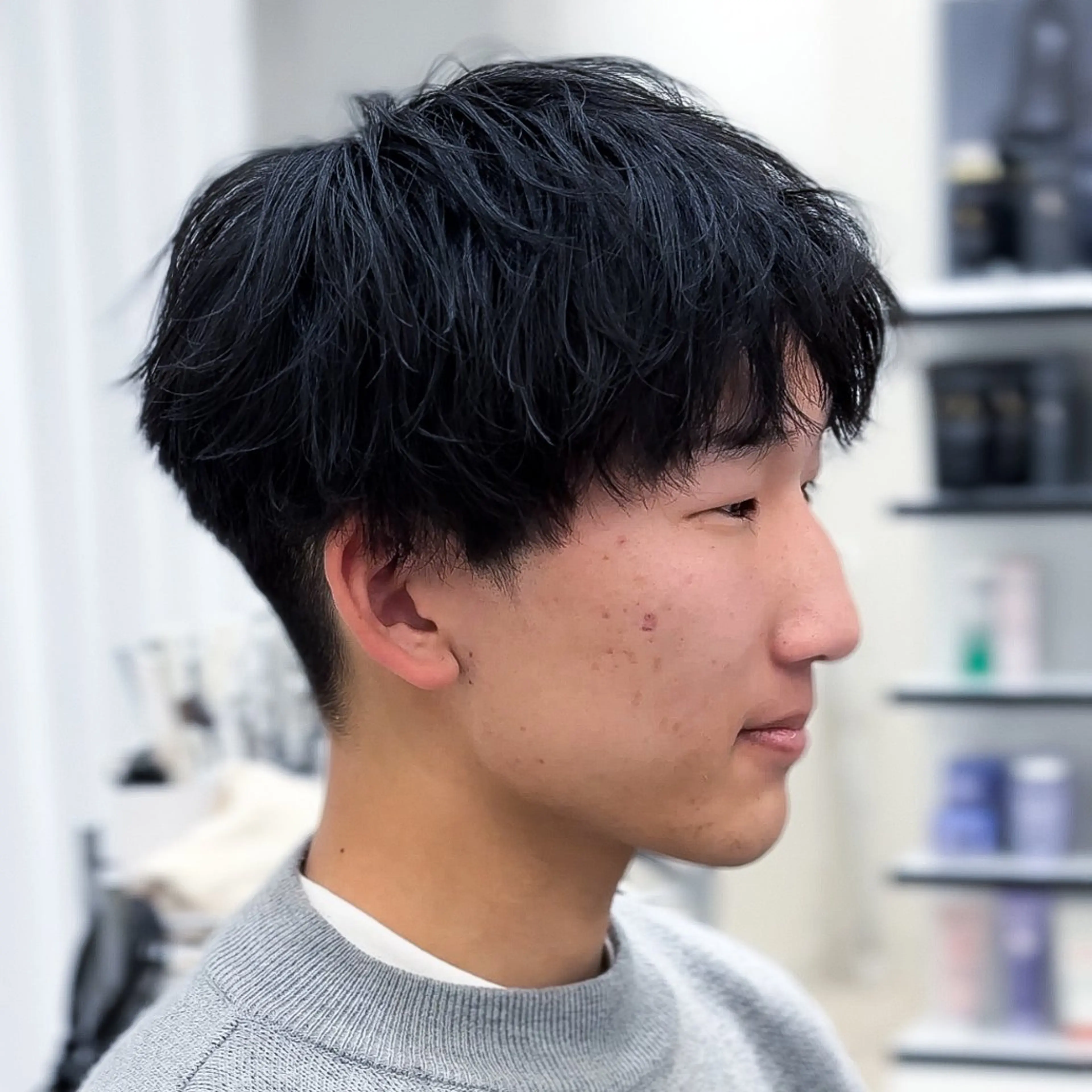 ショート パーマ メンズ SALOWIN名古屋Suite店所属・名古屋のメンズ特化 美容師/わたるのヘアスタイル