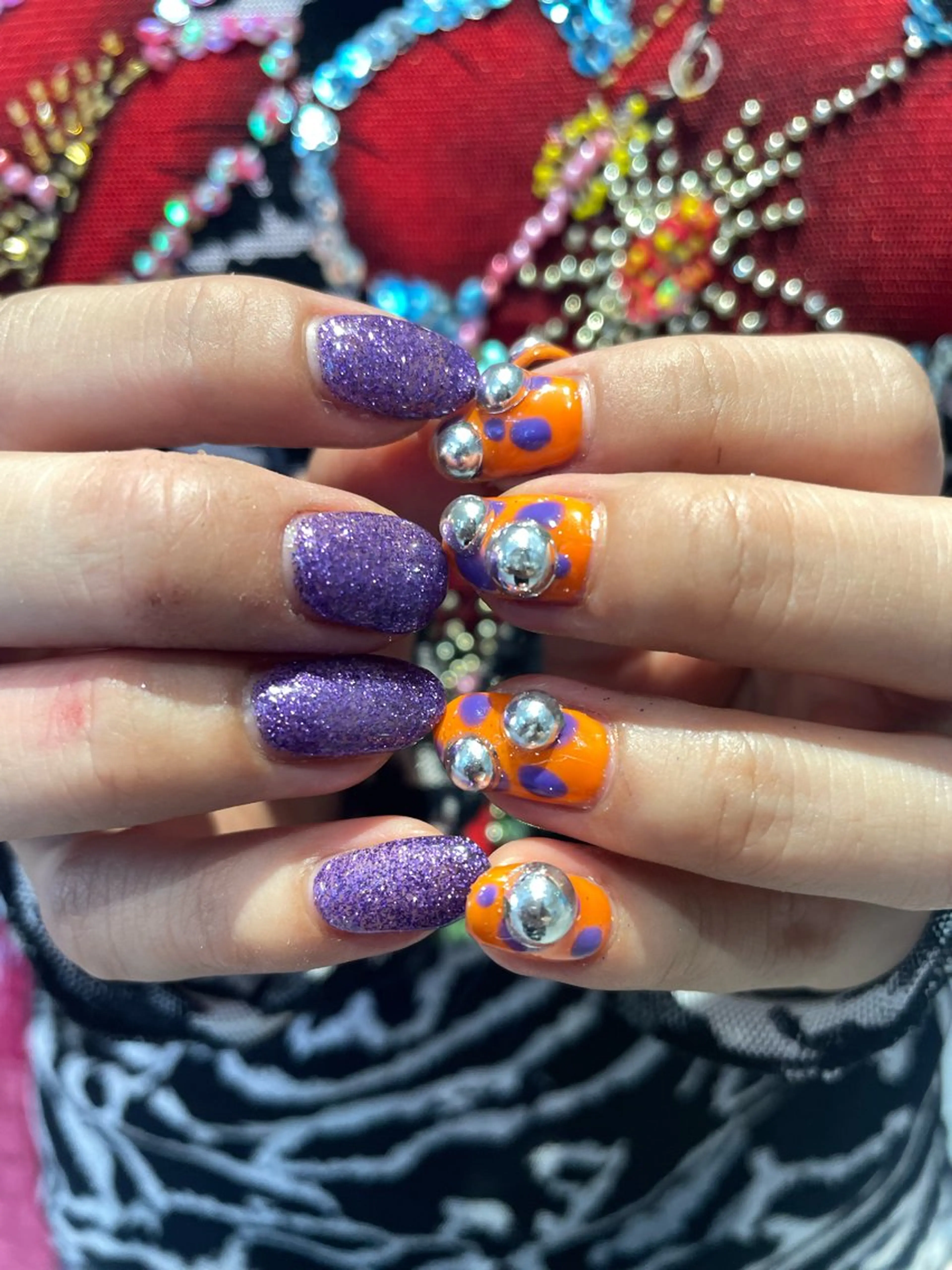 ネイル ハンドネイル 🌟暖色系ハイトーン 🌟AIのヘアスタイル