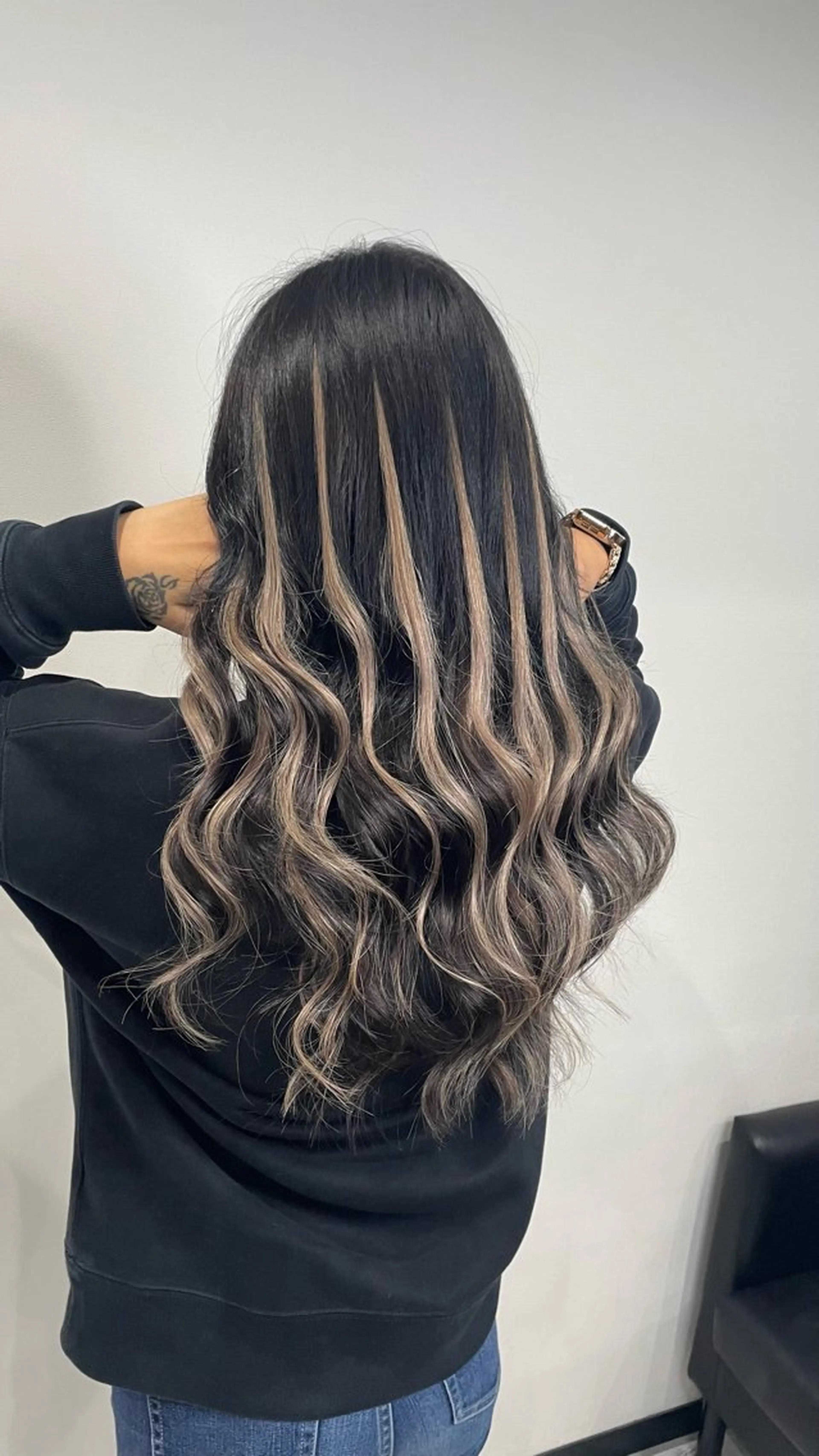 ロング ヘアカラー トリートメント エクステ \RINA🐾/ ジェルムのヘアスタイル