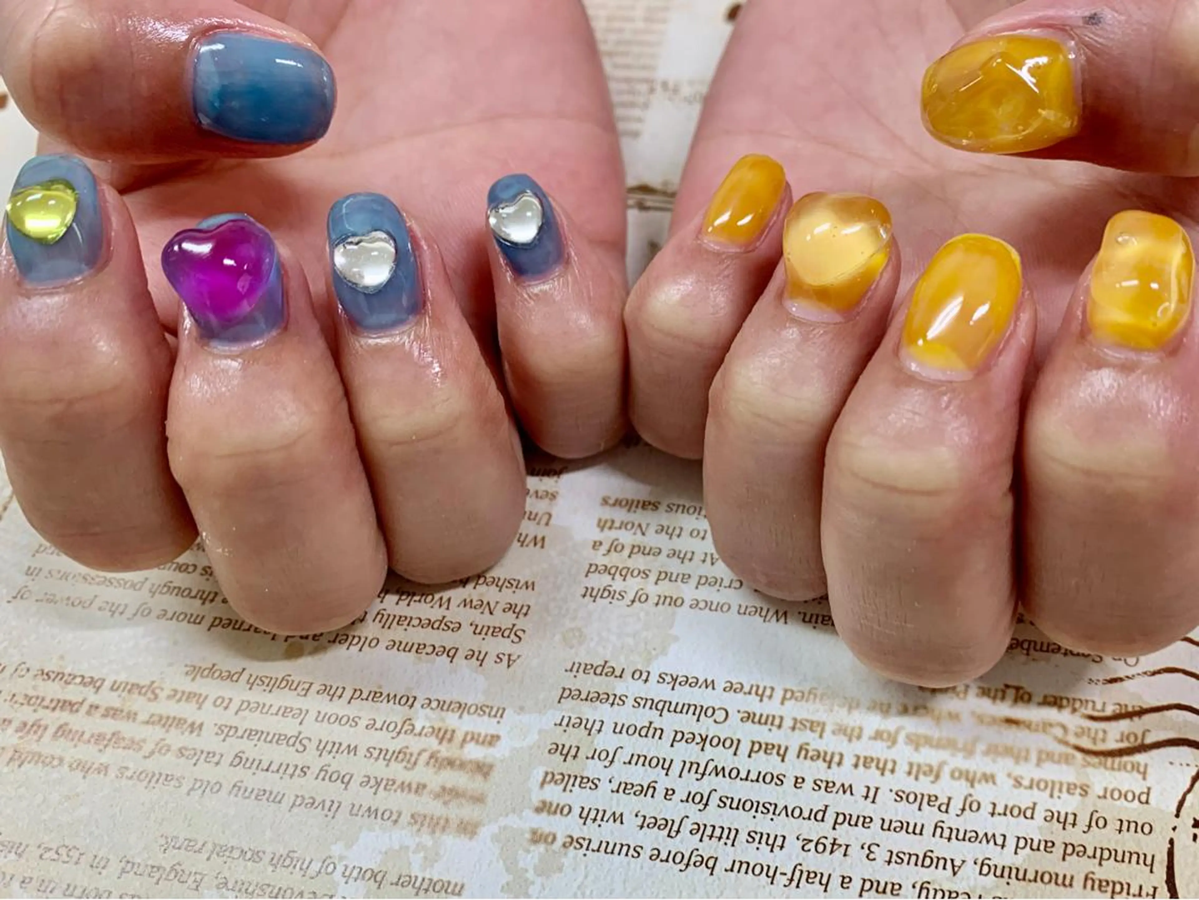 ネイル ハンドネイル JuniNail 주니네일🇰🇷suのネイルデザイン