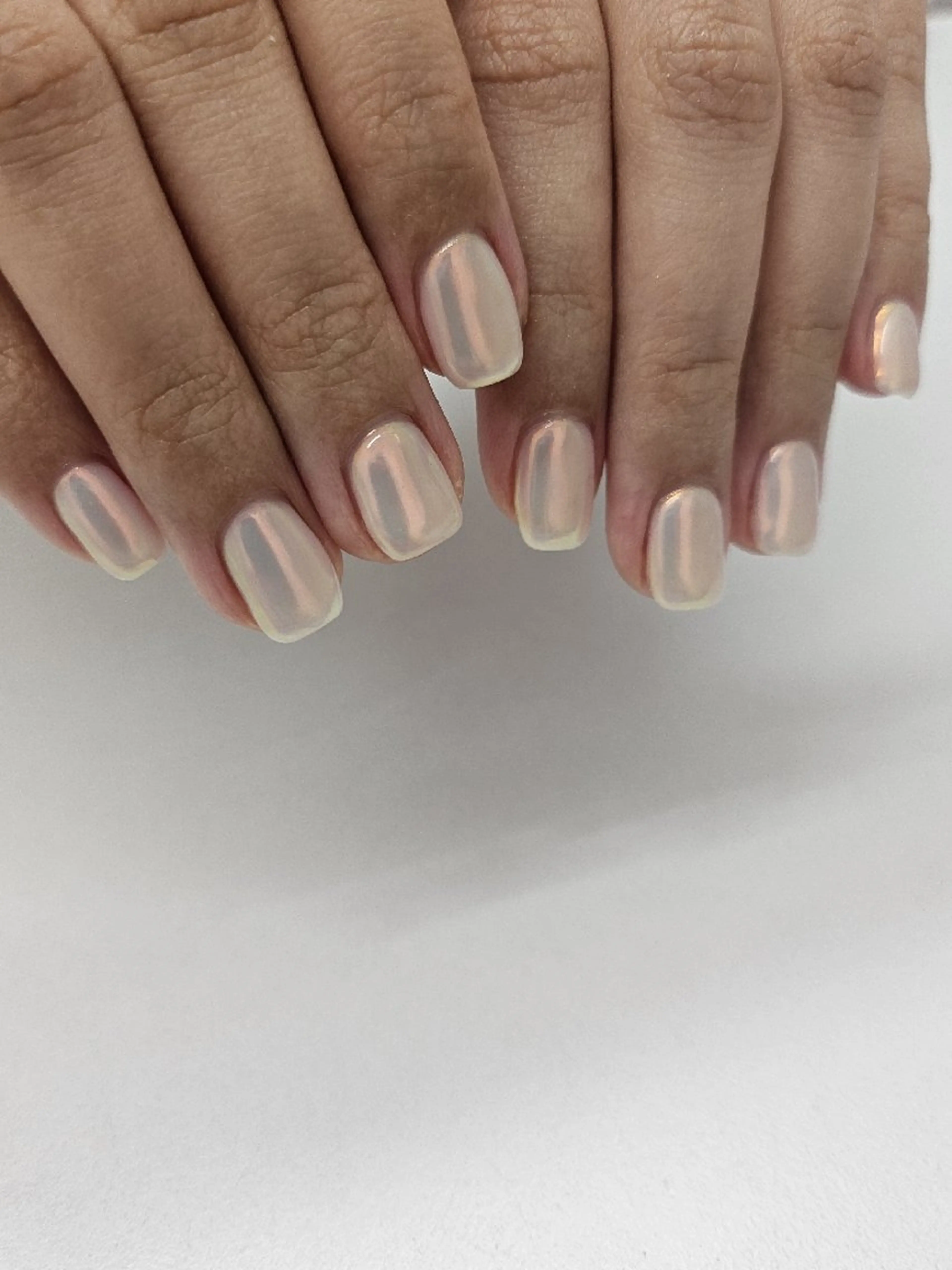 ネイル オーロラネイル ジェルネイル ミラーネイル オフィスネイル パラジェル ハンドネイル puku nail 🌼kazu🌼のネイルデザイン