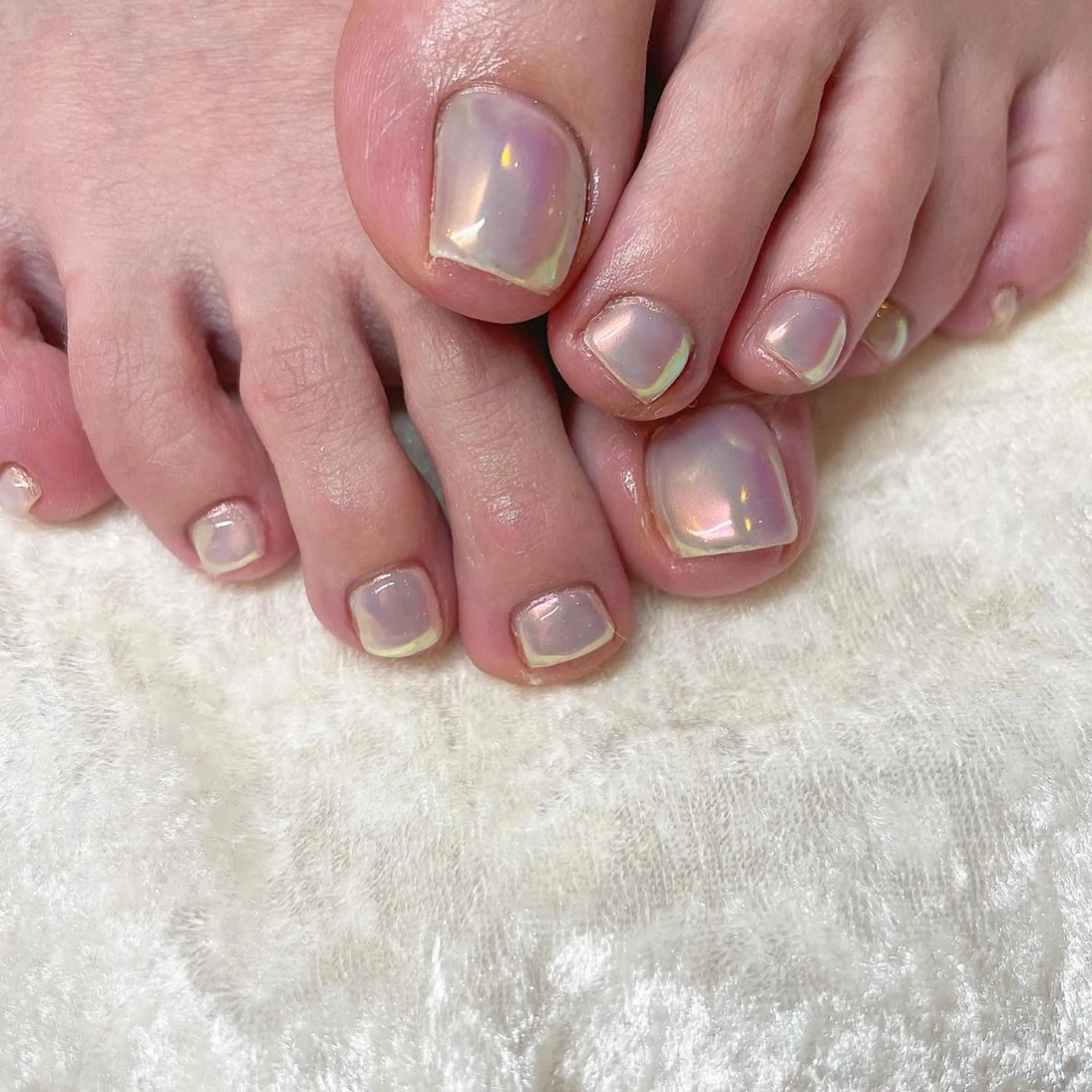 フット/オフなし マグネットorミラーネイルの写真