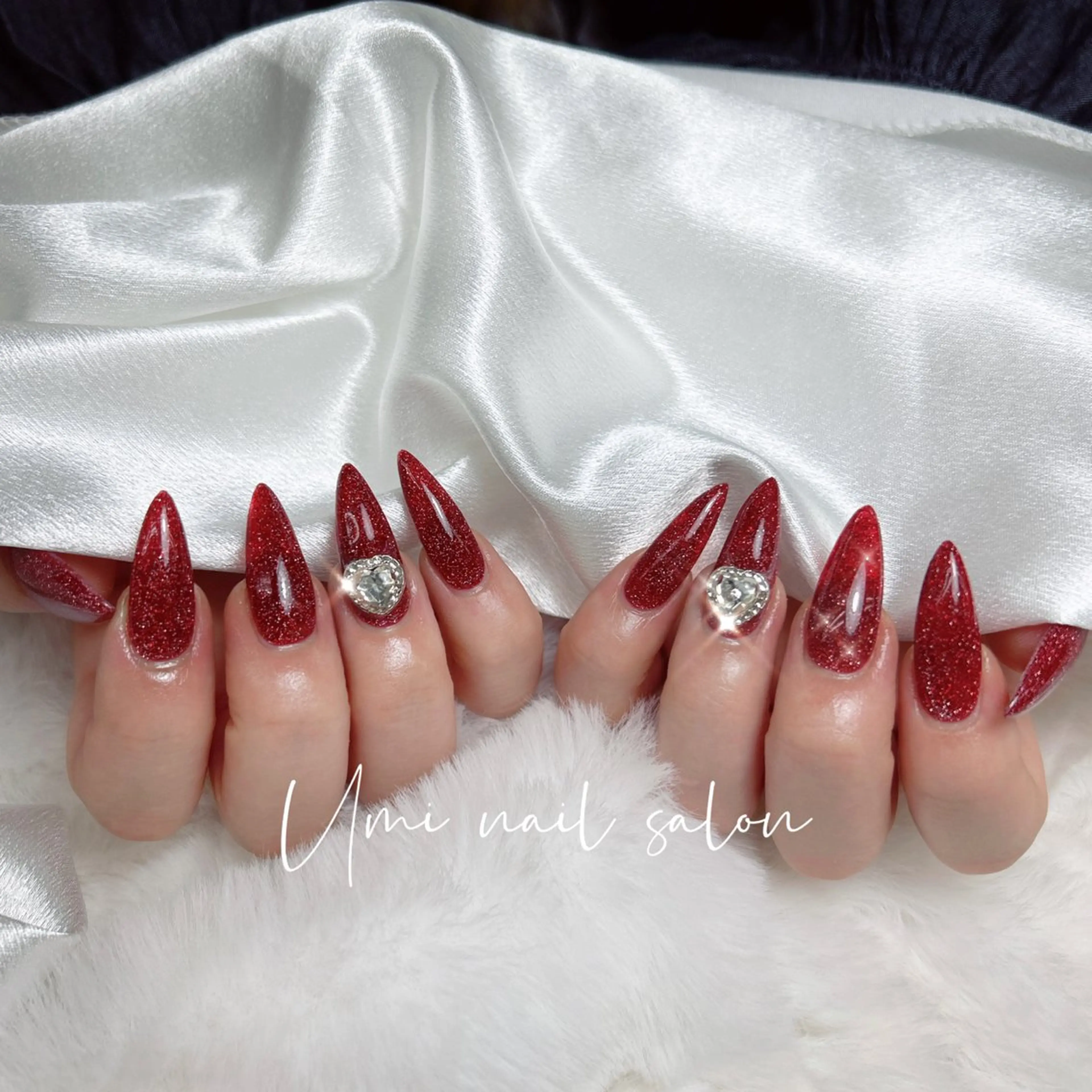 ネイル クリアネイル 成人式 長さ出し フラッシュネイル フットネイル Umi.yuri 🎀のネイルデザイン