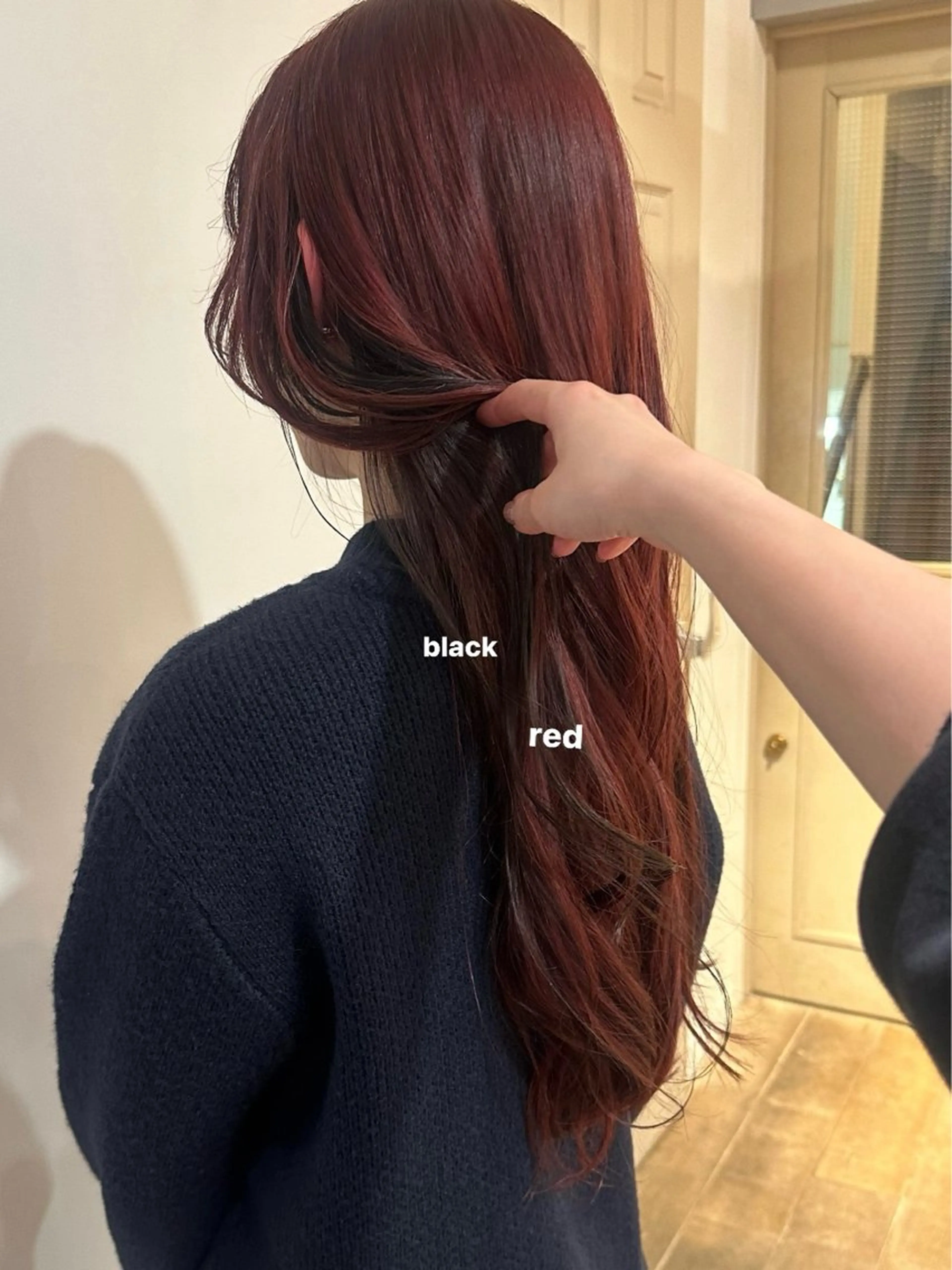 ロング カラー ヘアカラー トリートメント 暖色カラー/レイヤー 🌙 オノユリカのヘアスタイル