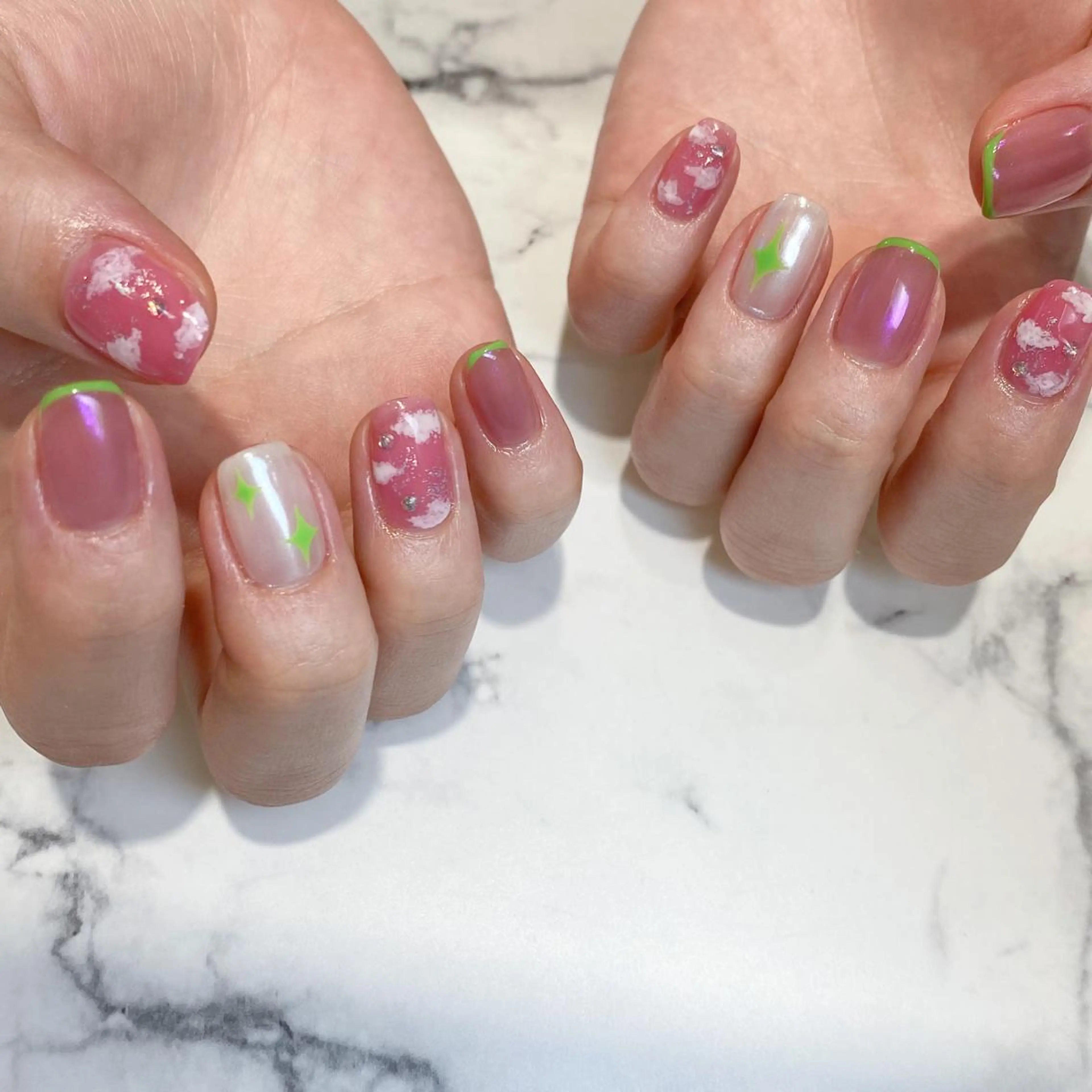 ネイル ハンドネイル タカハシ ☆パラジェルのネイルデザイン